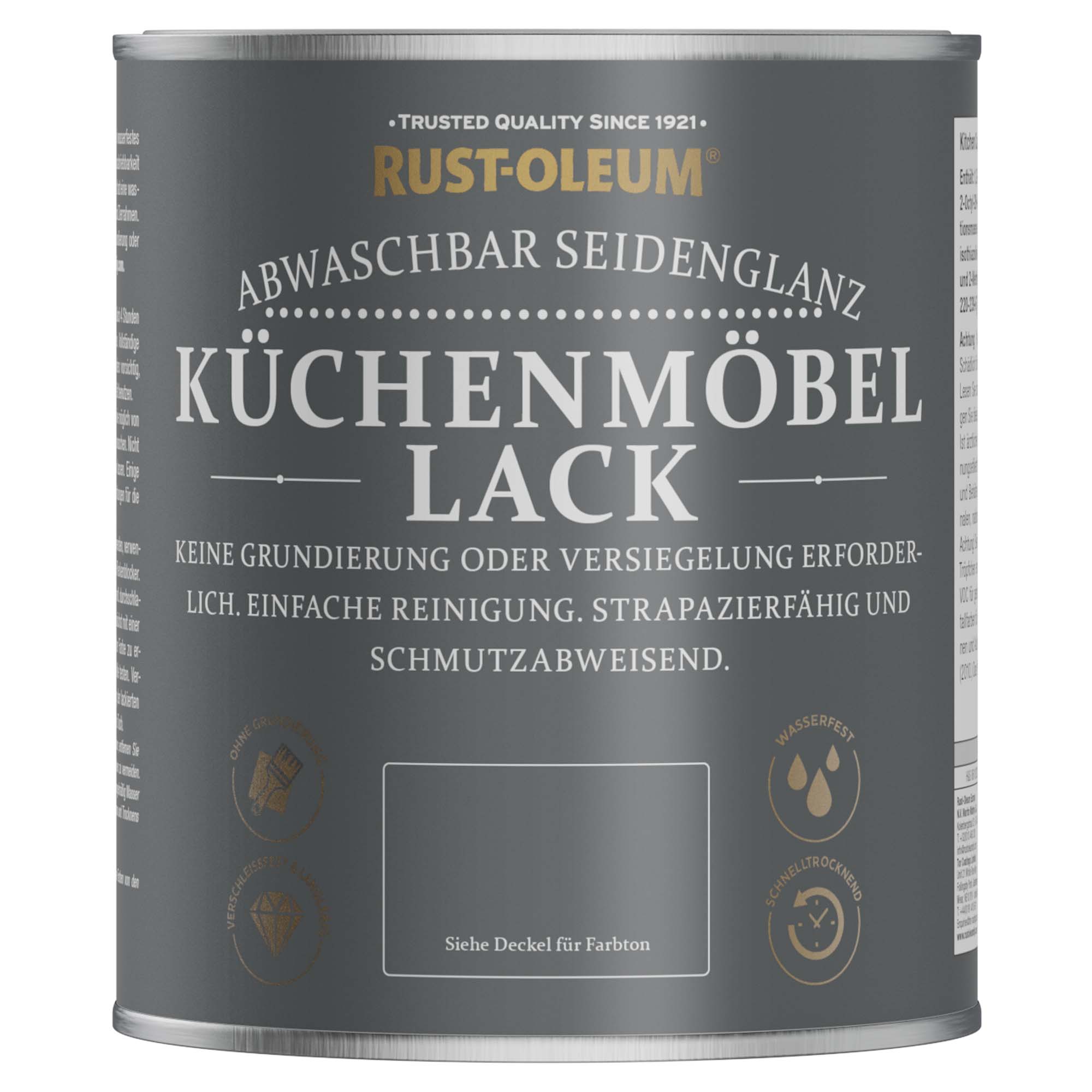 Küchenmöbellack, Seidenglanz - Bordeaux 750ml