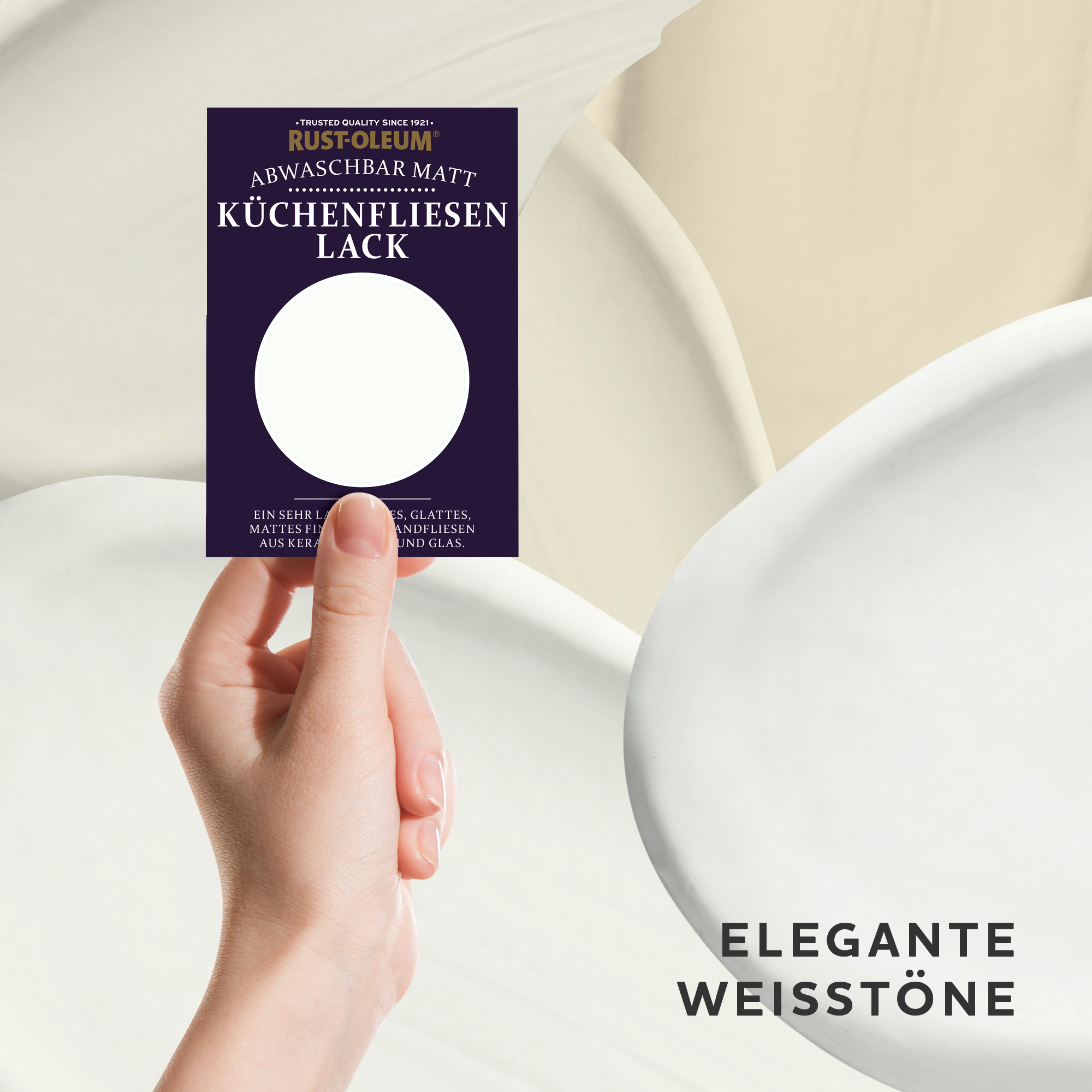 Küchenfliesen Testerbox - Elegante Weißtöne