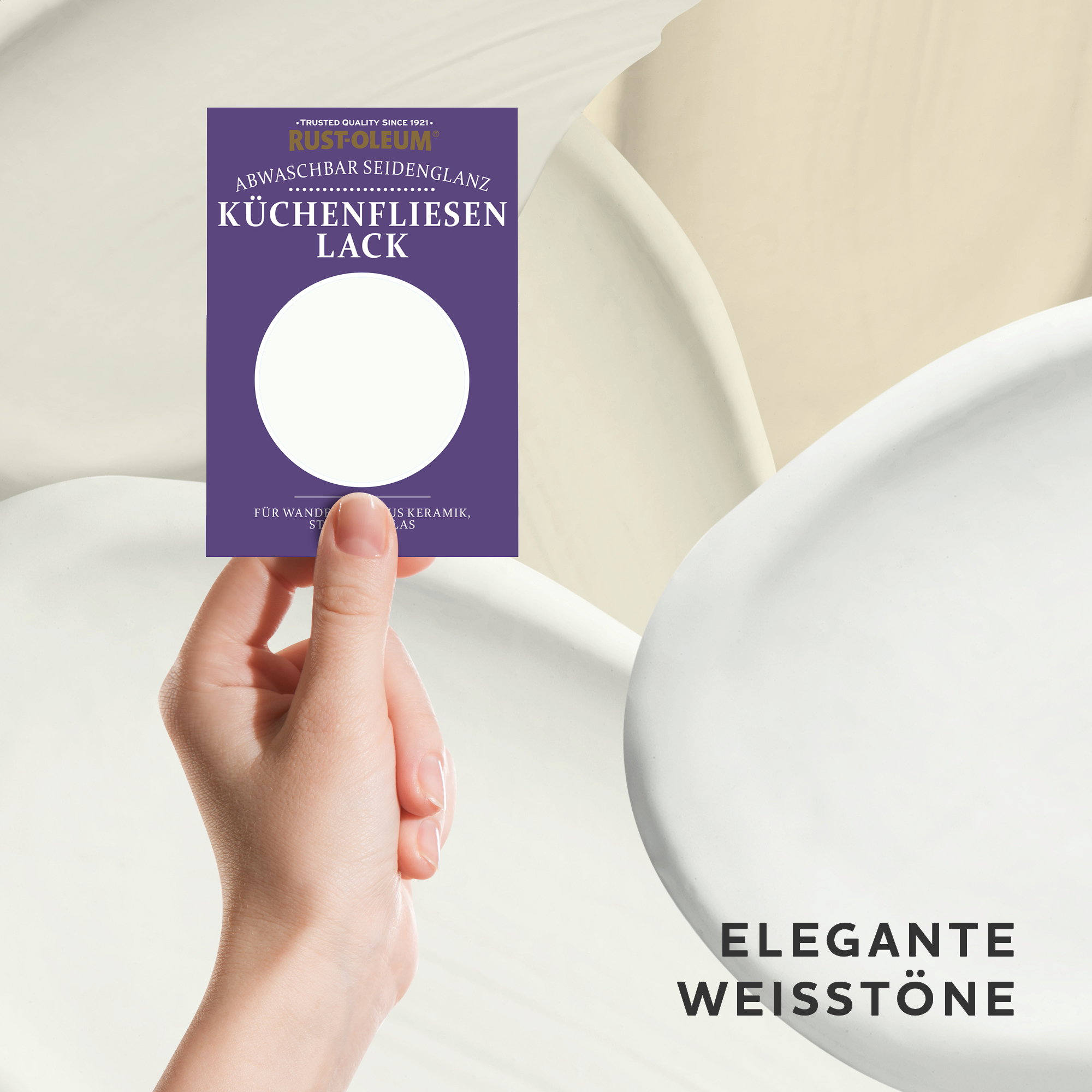 Küchenfliesen Testerbox - Elegante Weißtöne