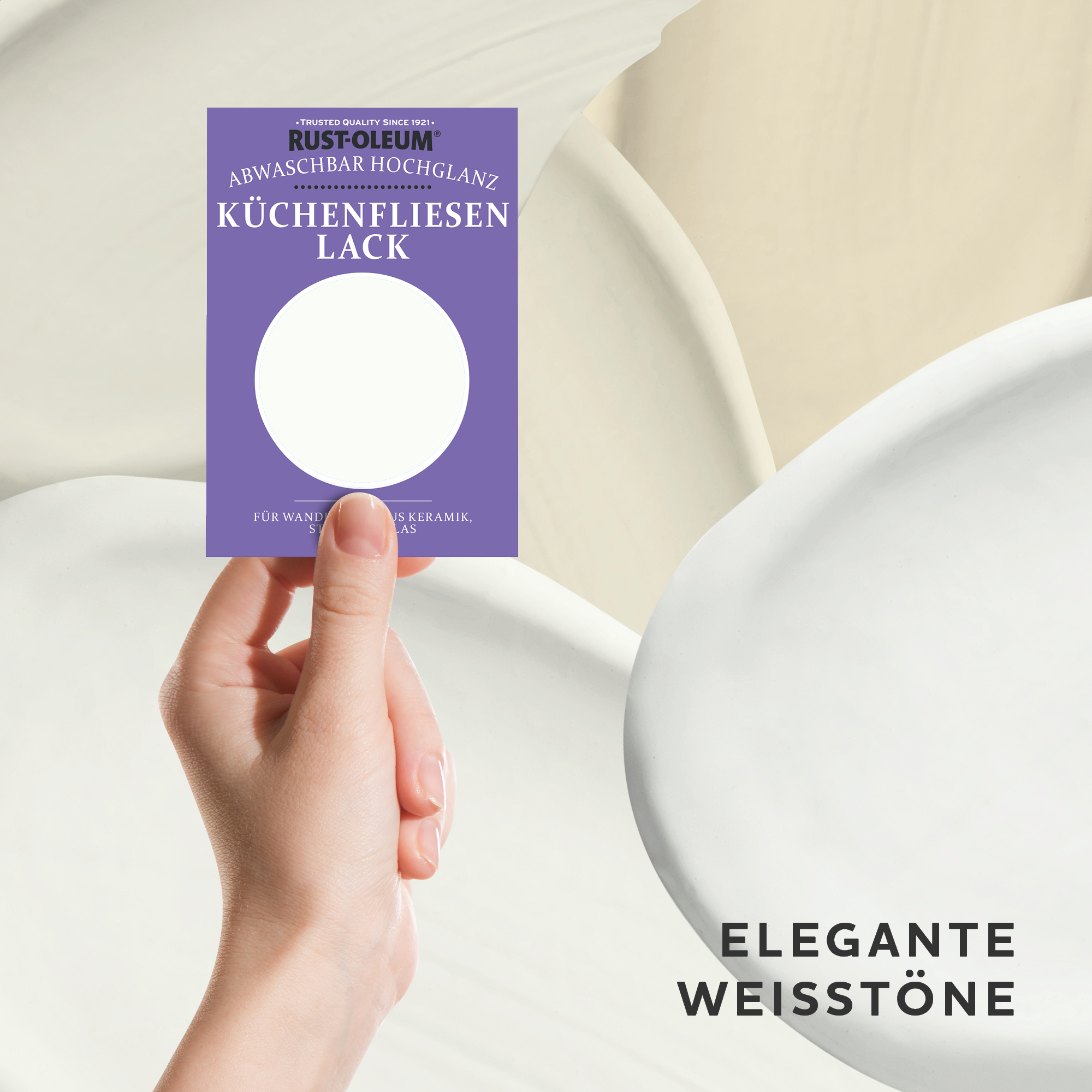 Küchenfliesen Testerbox - Elegante Weißtöne