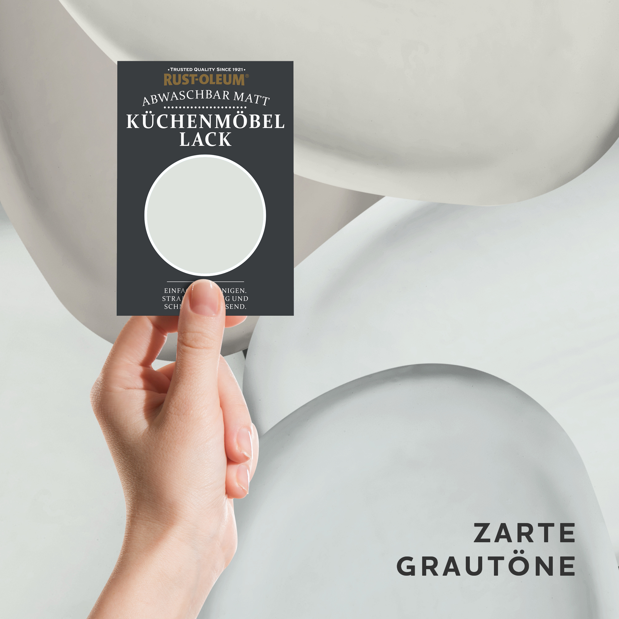 Küchenschränke Testerbox -  Zarte Grautöne