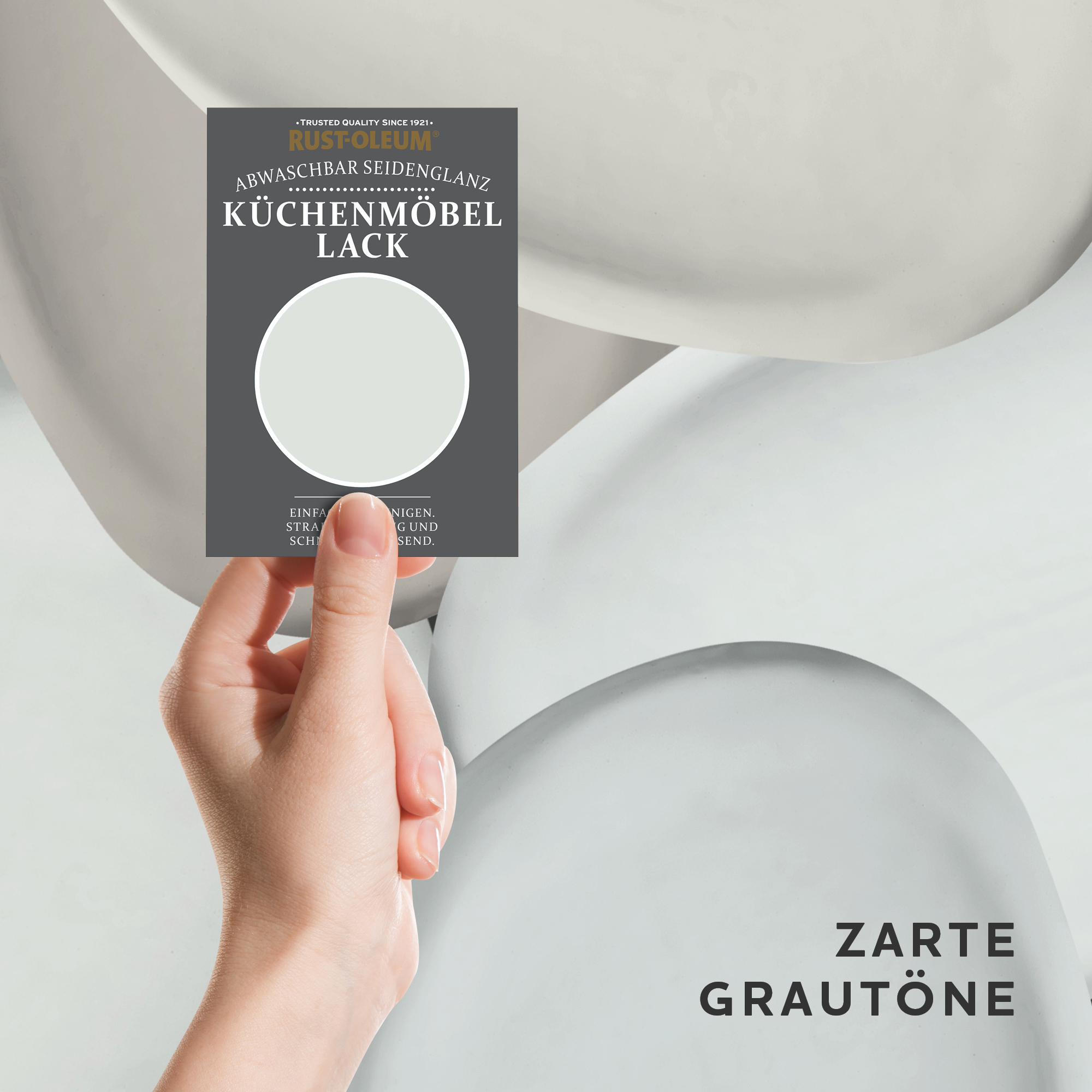 Küchenschränke Testerbox -  Zarte Grautöne