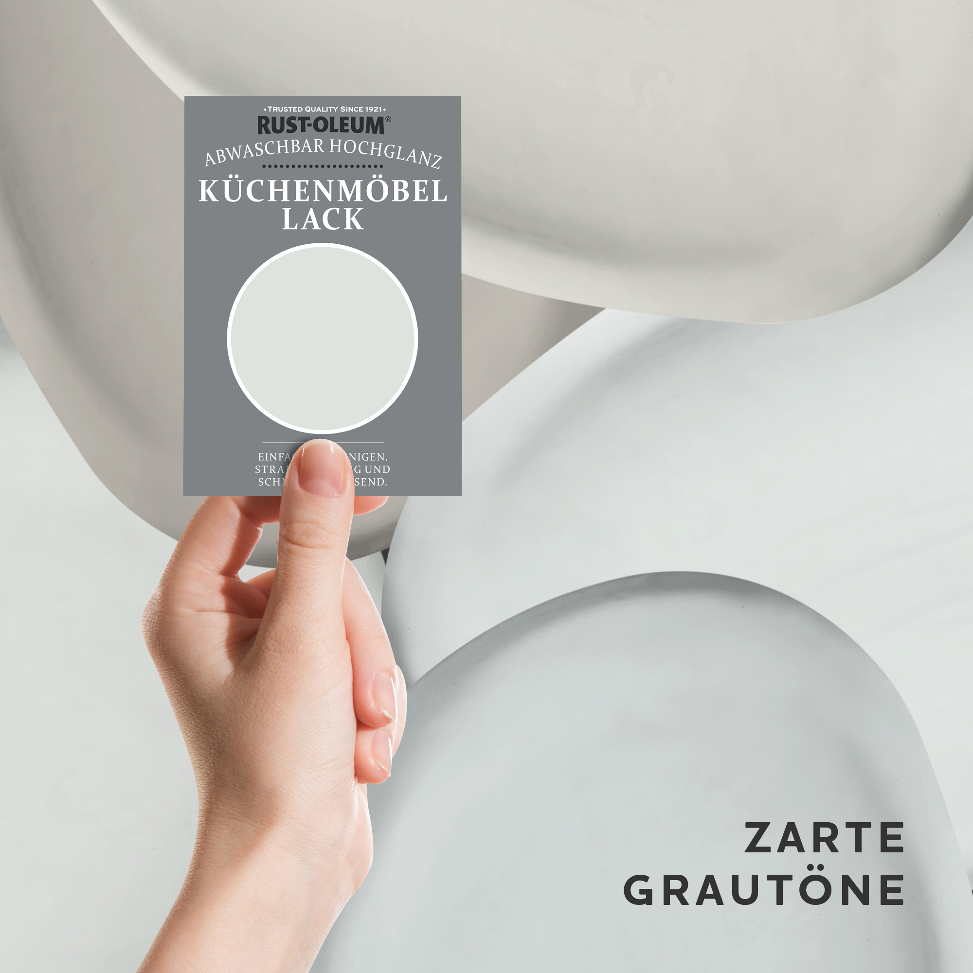 Küchenschränke Testerbox -  Zarte Grautöne