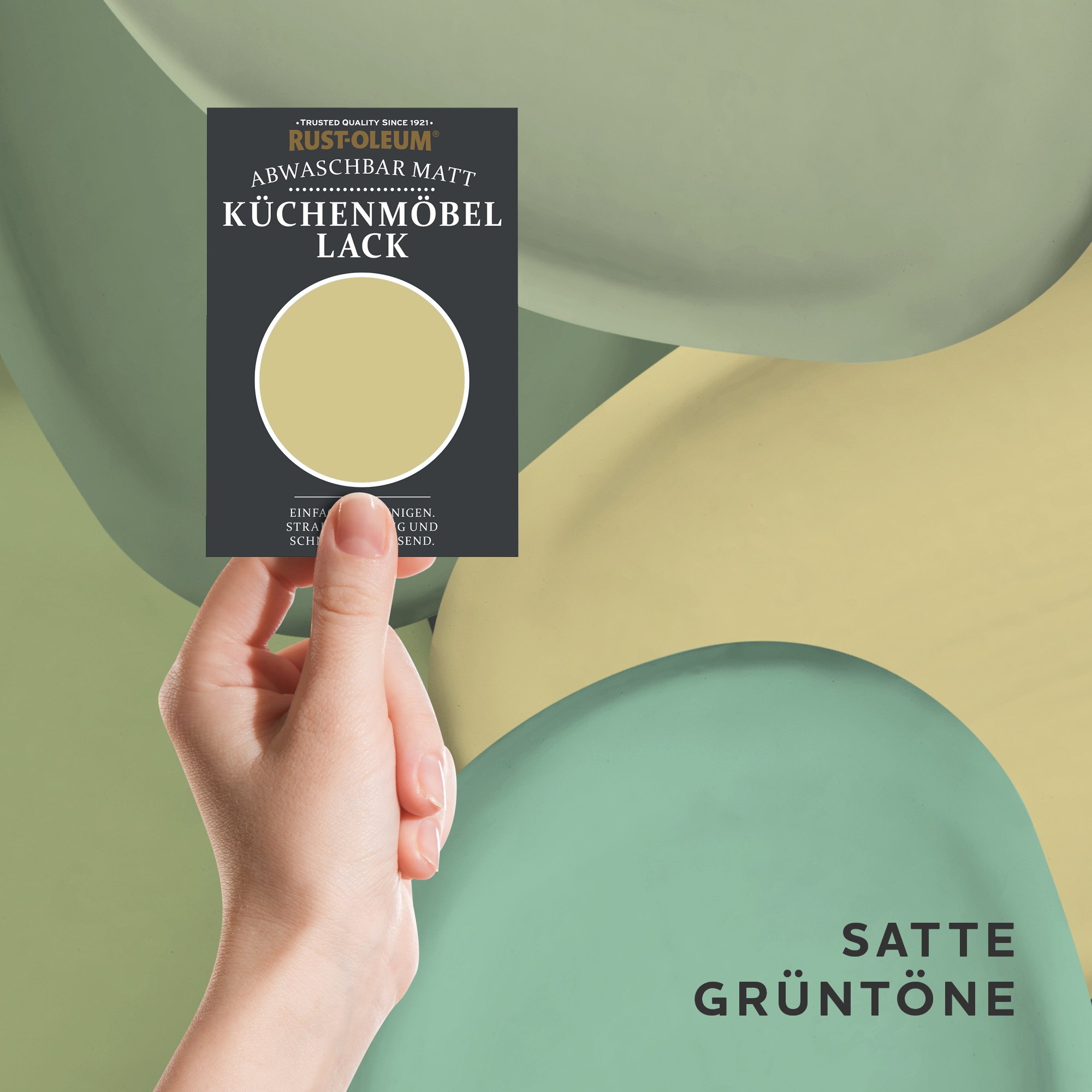 Küchenschränke Testerbox  -  Satte Grüntöne