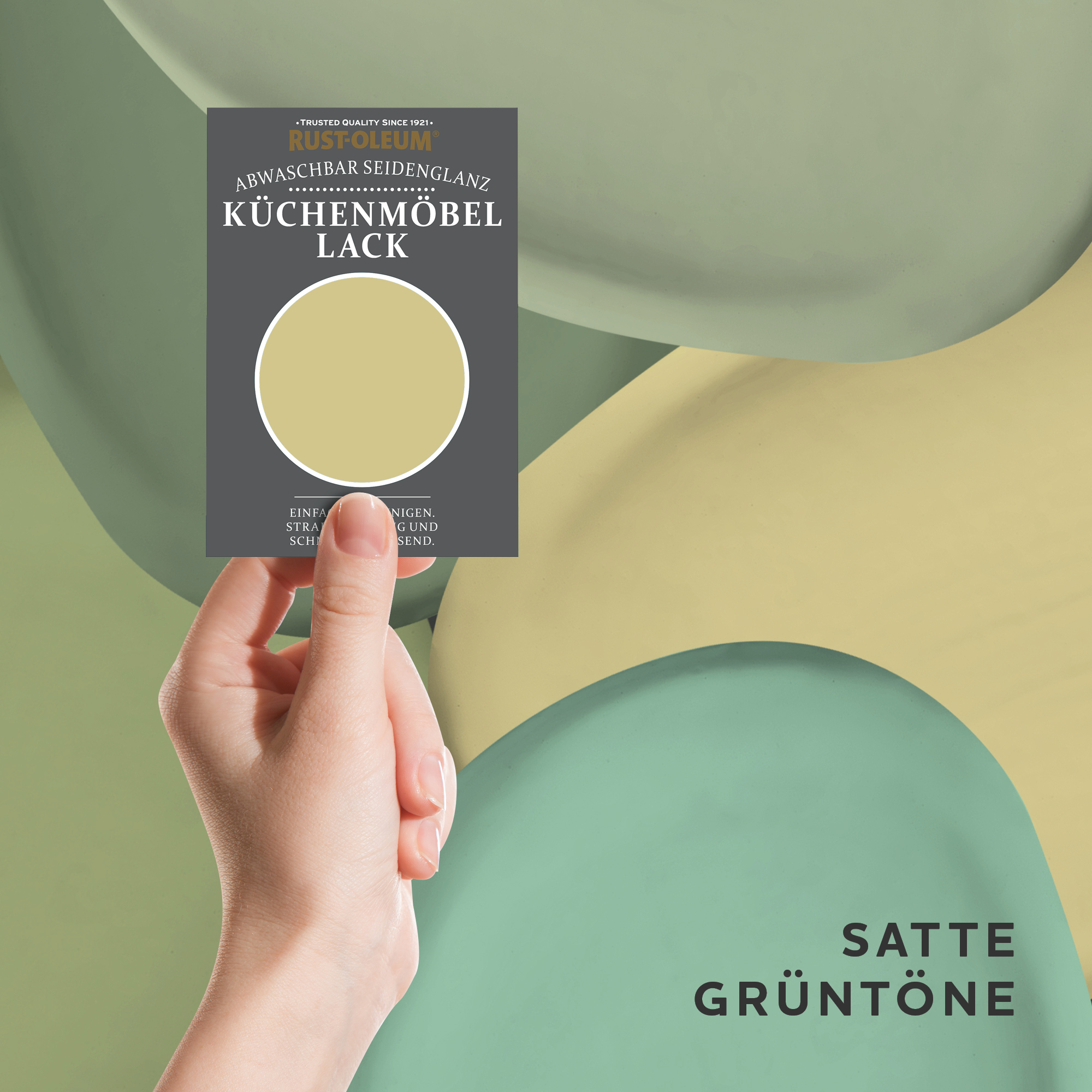 Küchenschränke Testerbox  -  Satte Grüntöne