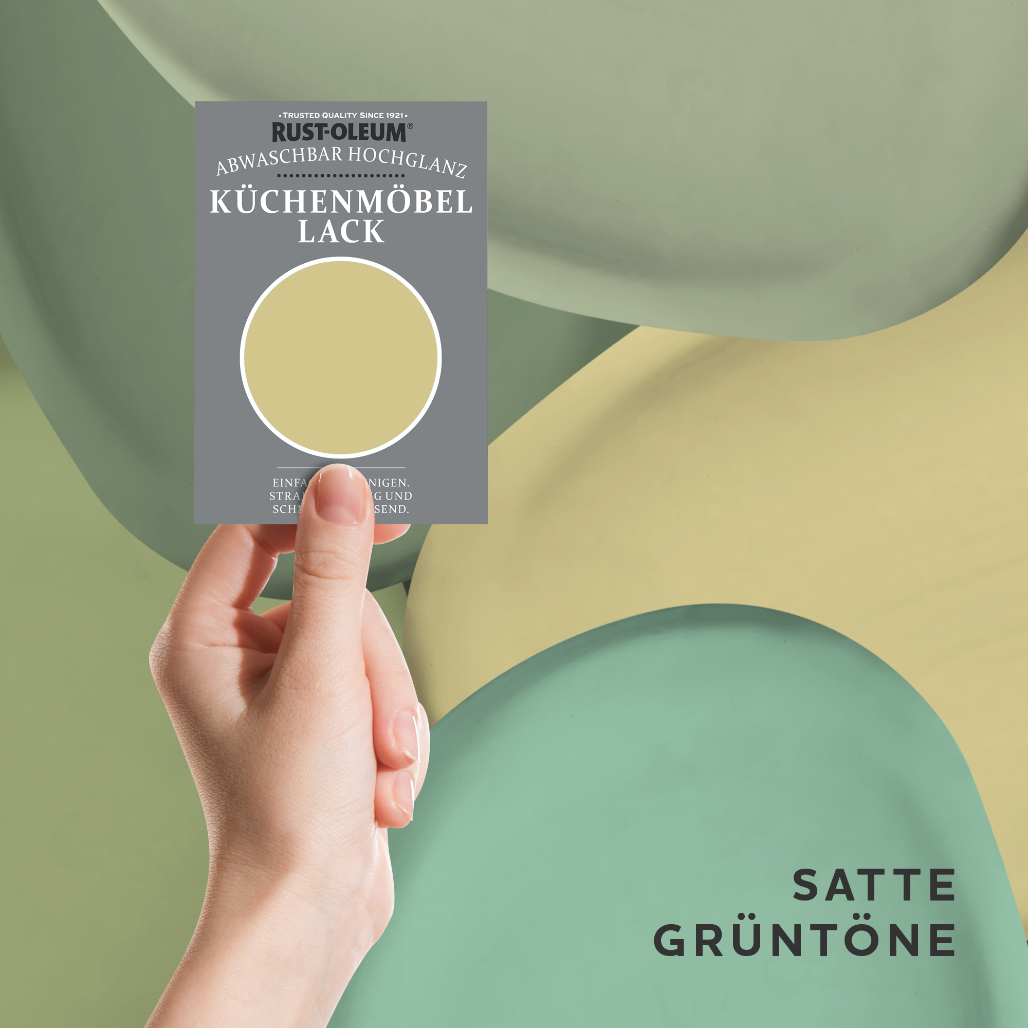 Küchenschränke Testerbox  -  Satte Grüntöne