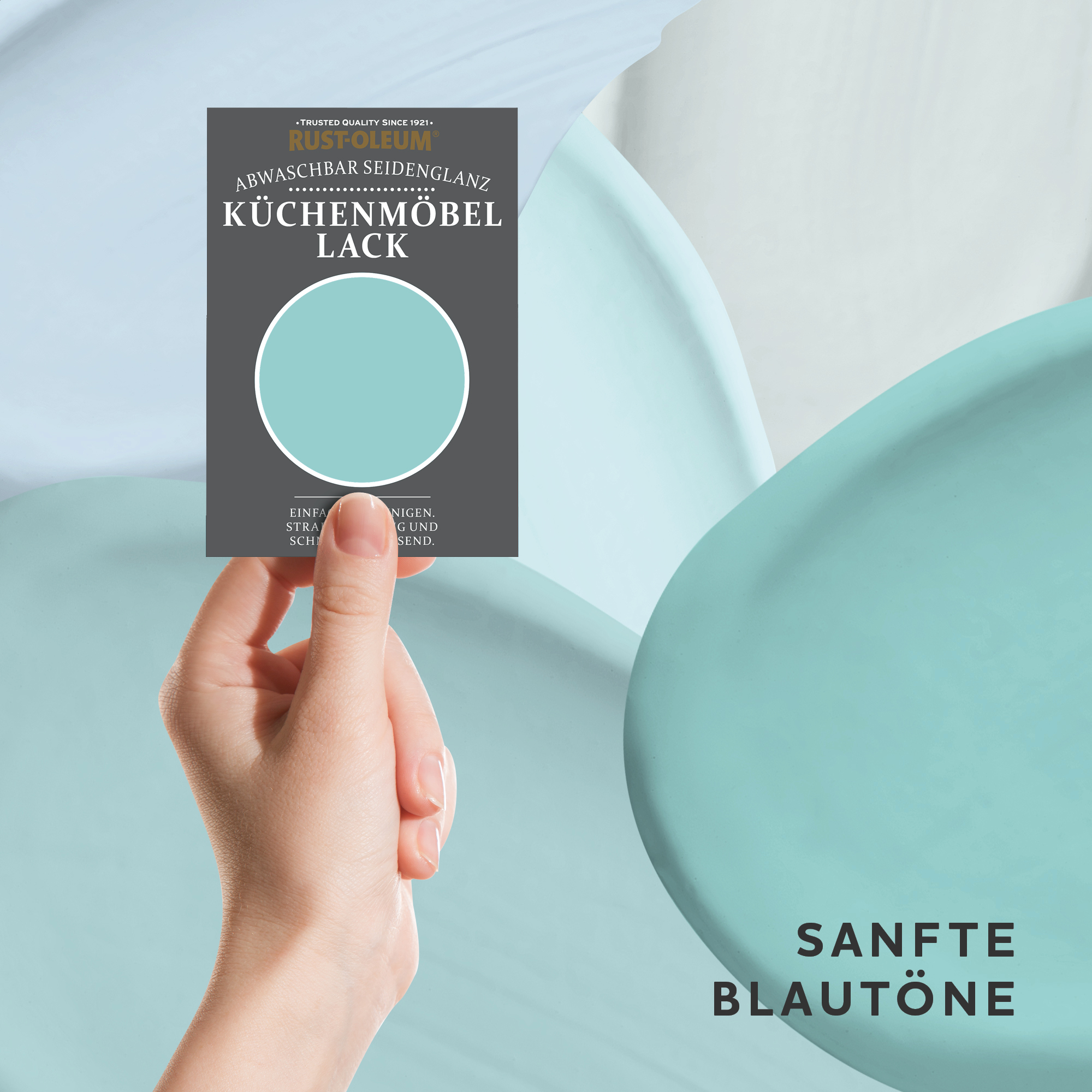 Küchenschränke Testerbox - Ruhiges Blau