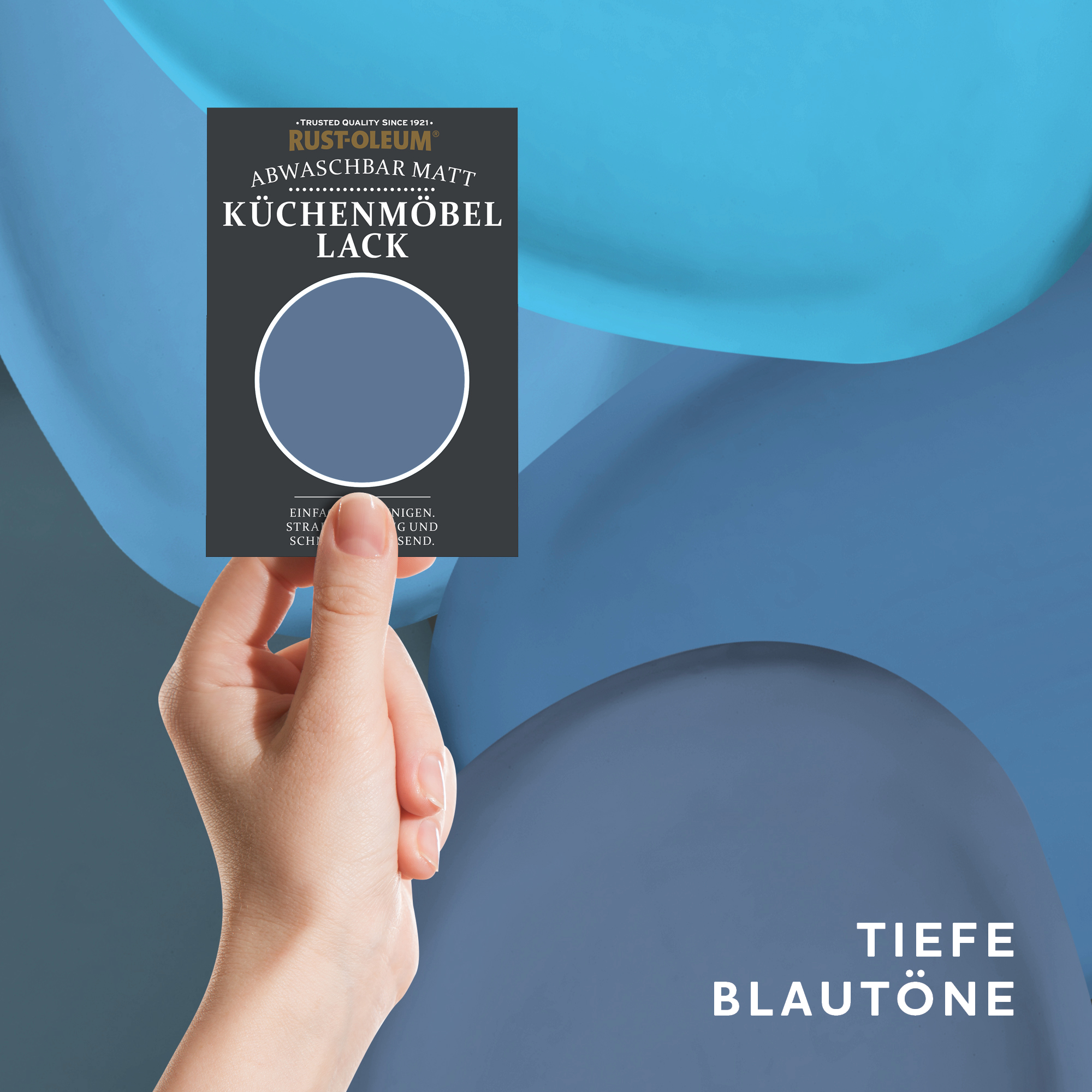 Küchenschränke Testerbox - Tiefe Blautöne