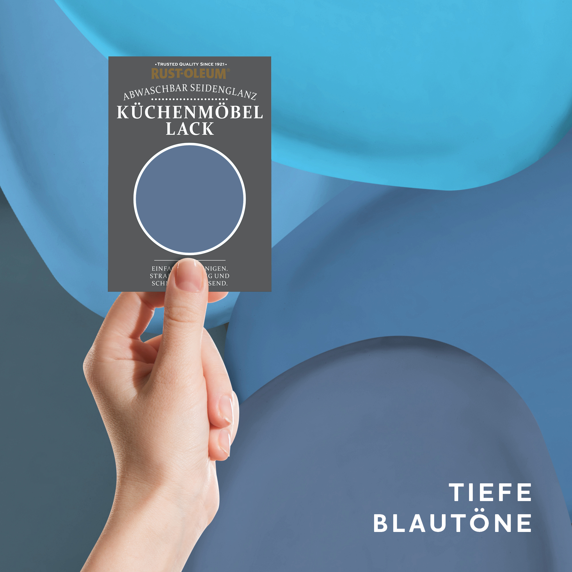 Küchenschränke Testerbox - Tiefe Blautöne