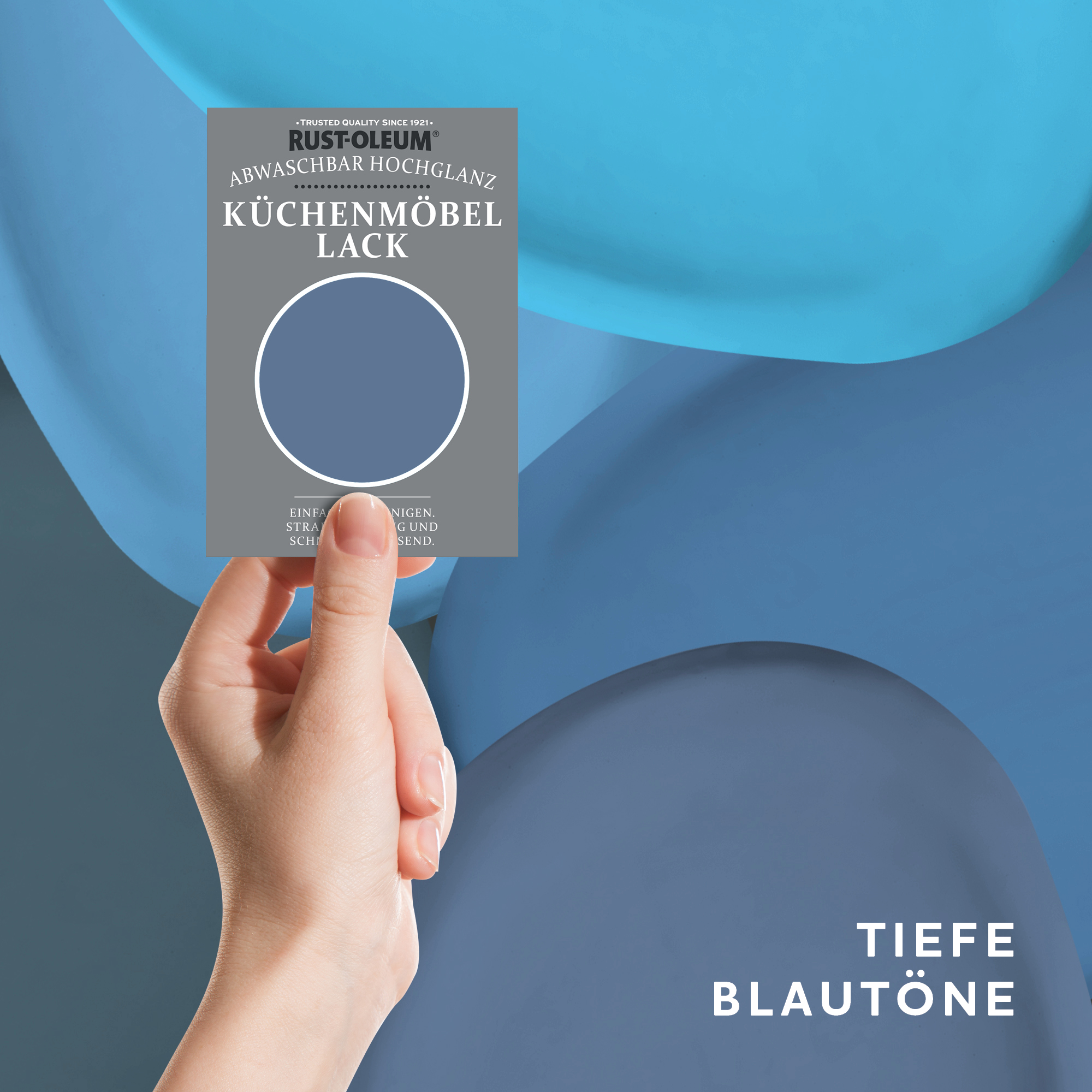 Küchenschränke Testerbox - Tiefe Blautöne