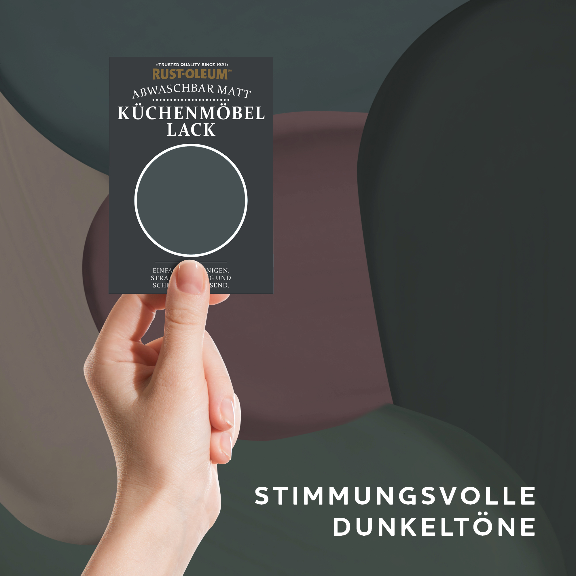 Küchenschränke Testerbox - Stimmungsvolle Dunkeltöne