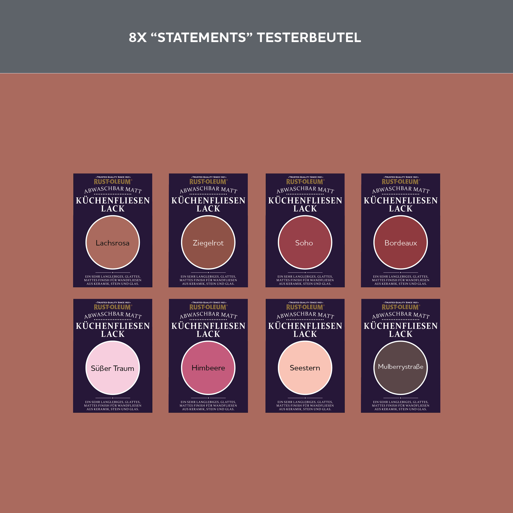 Küchenfliesen Testerbox  -  Statements