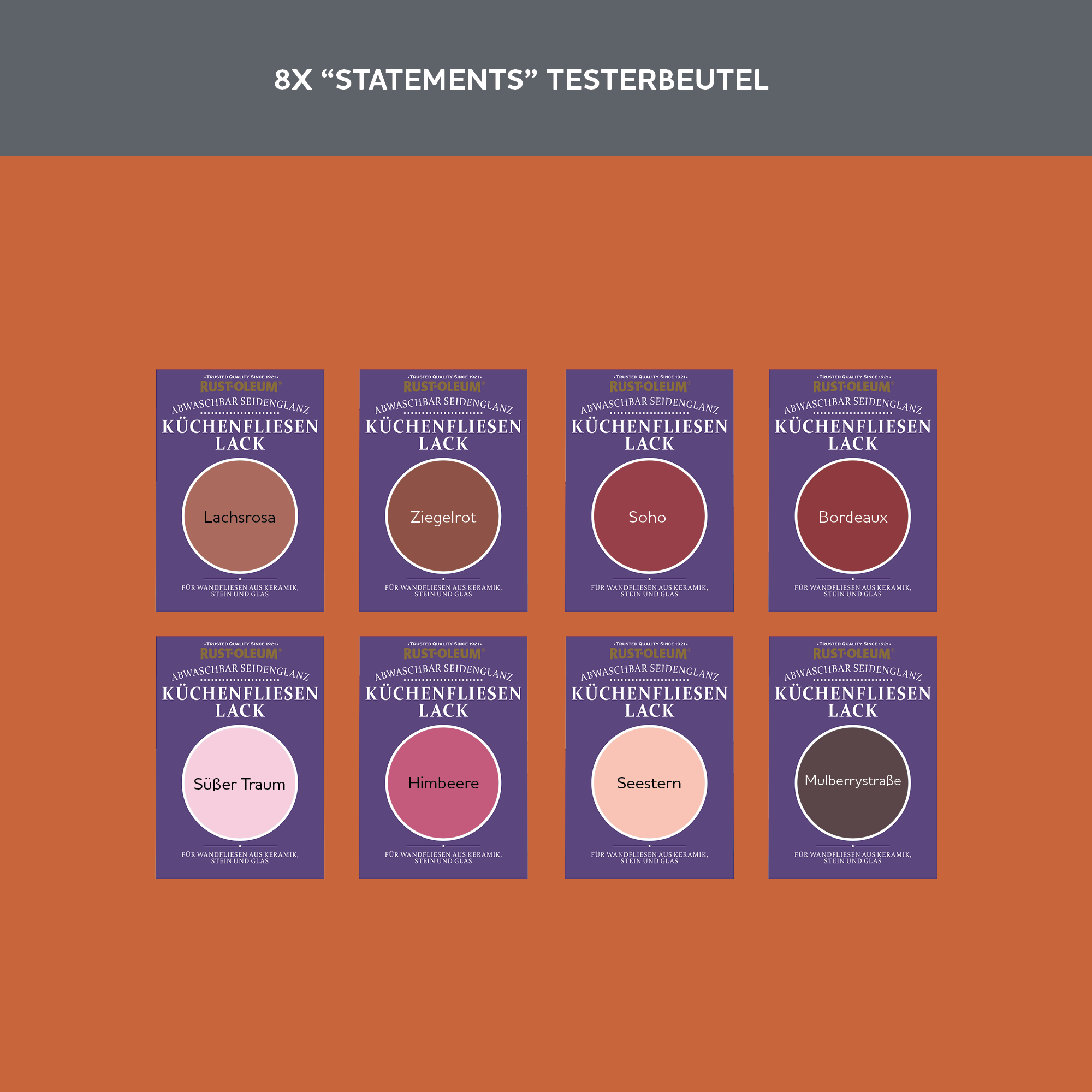 Küchenfliesen Testerbox  -  Statements