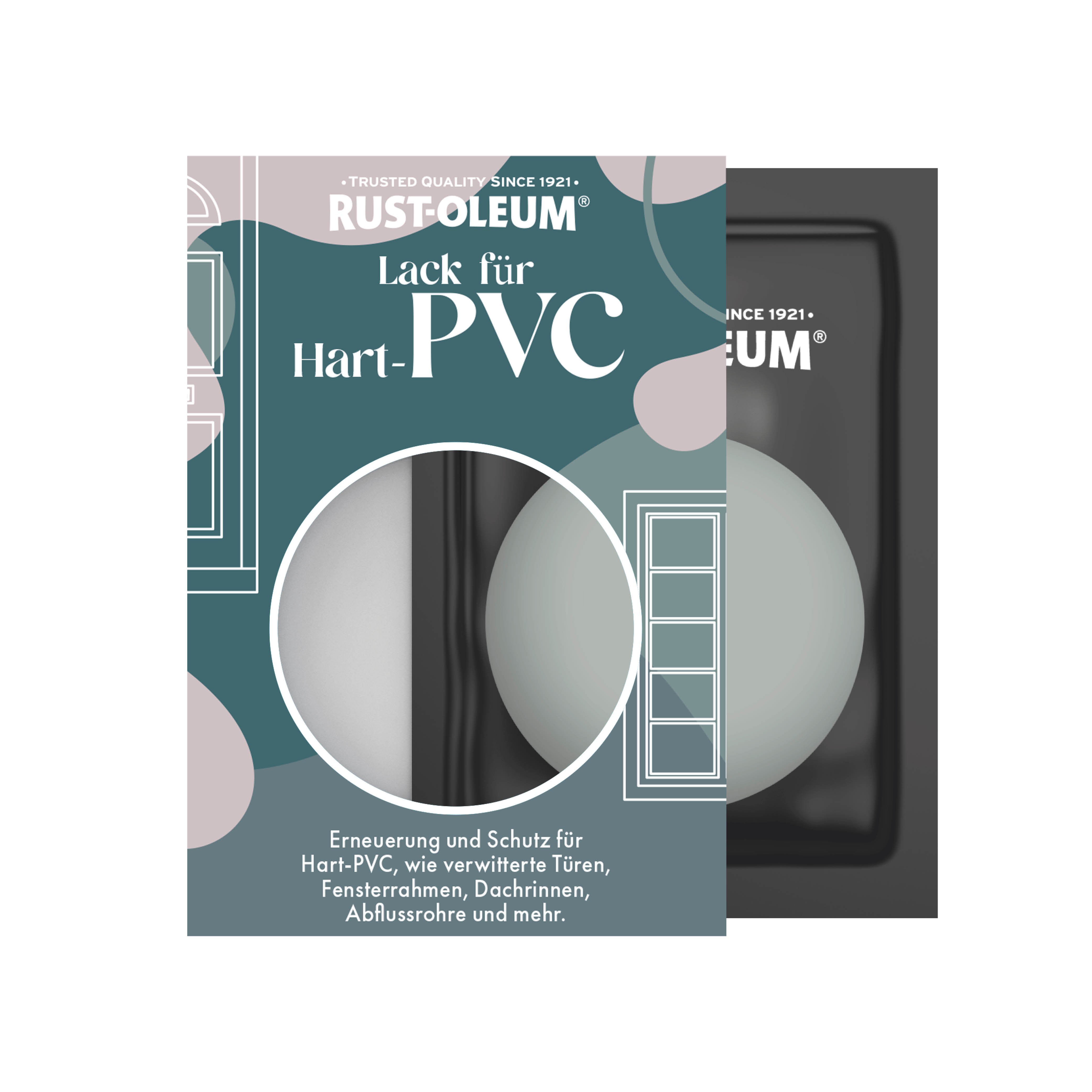 PVC-Lack, Seidenglanz - Urban Grau 10ml