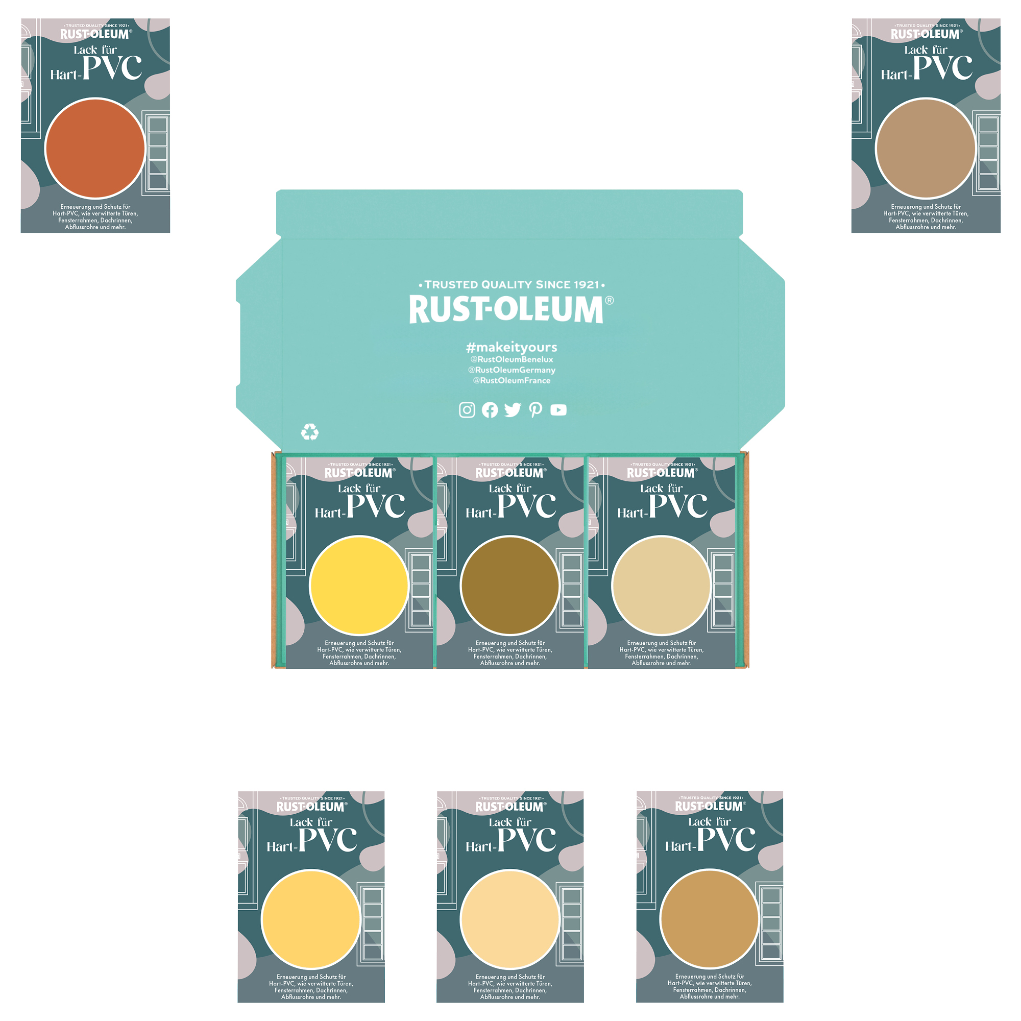 PVC-Lack Testerbox - Sonnenuntergang