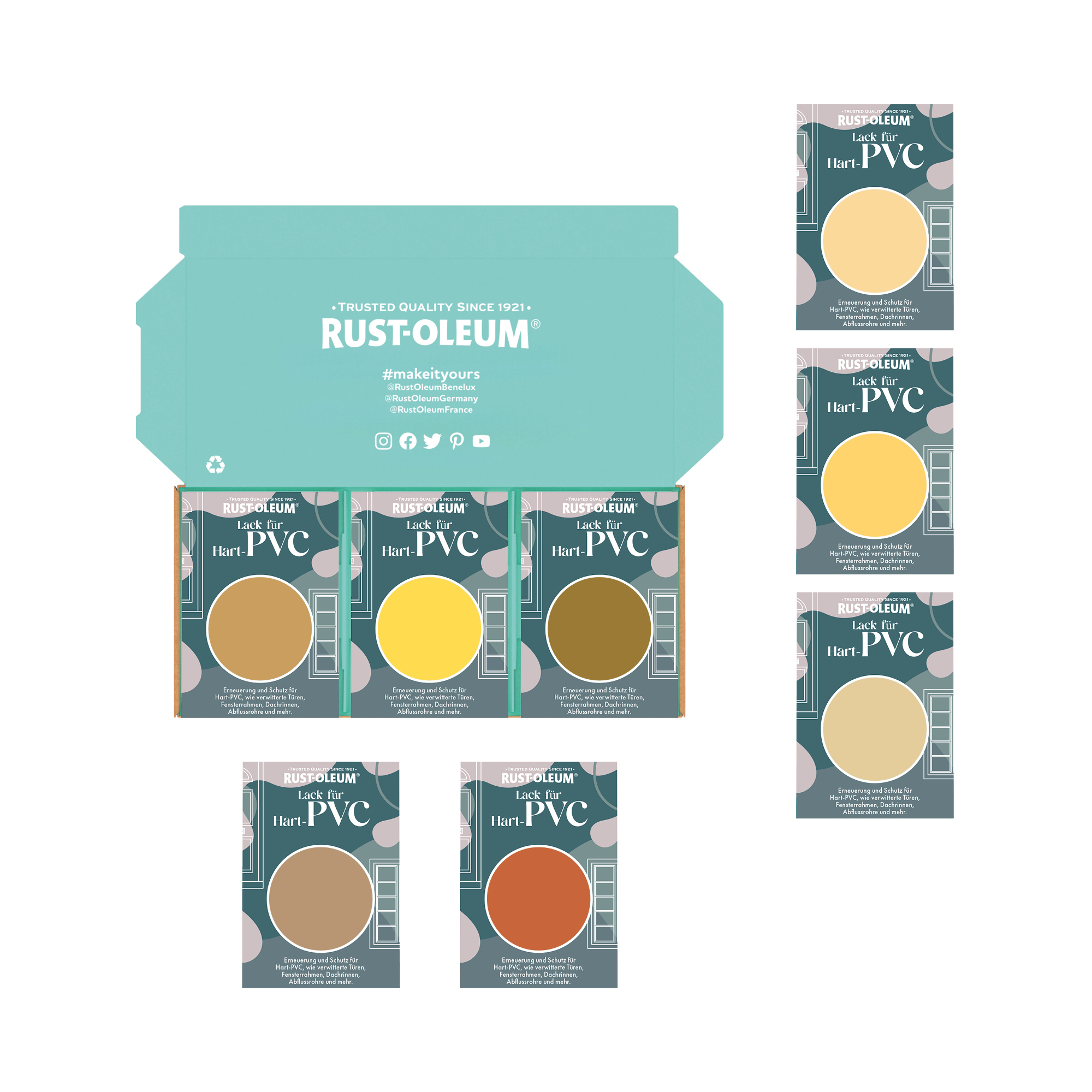 PVC-Lack Testerbox - Sonnenuntergang