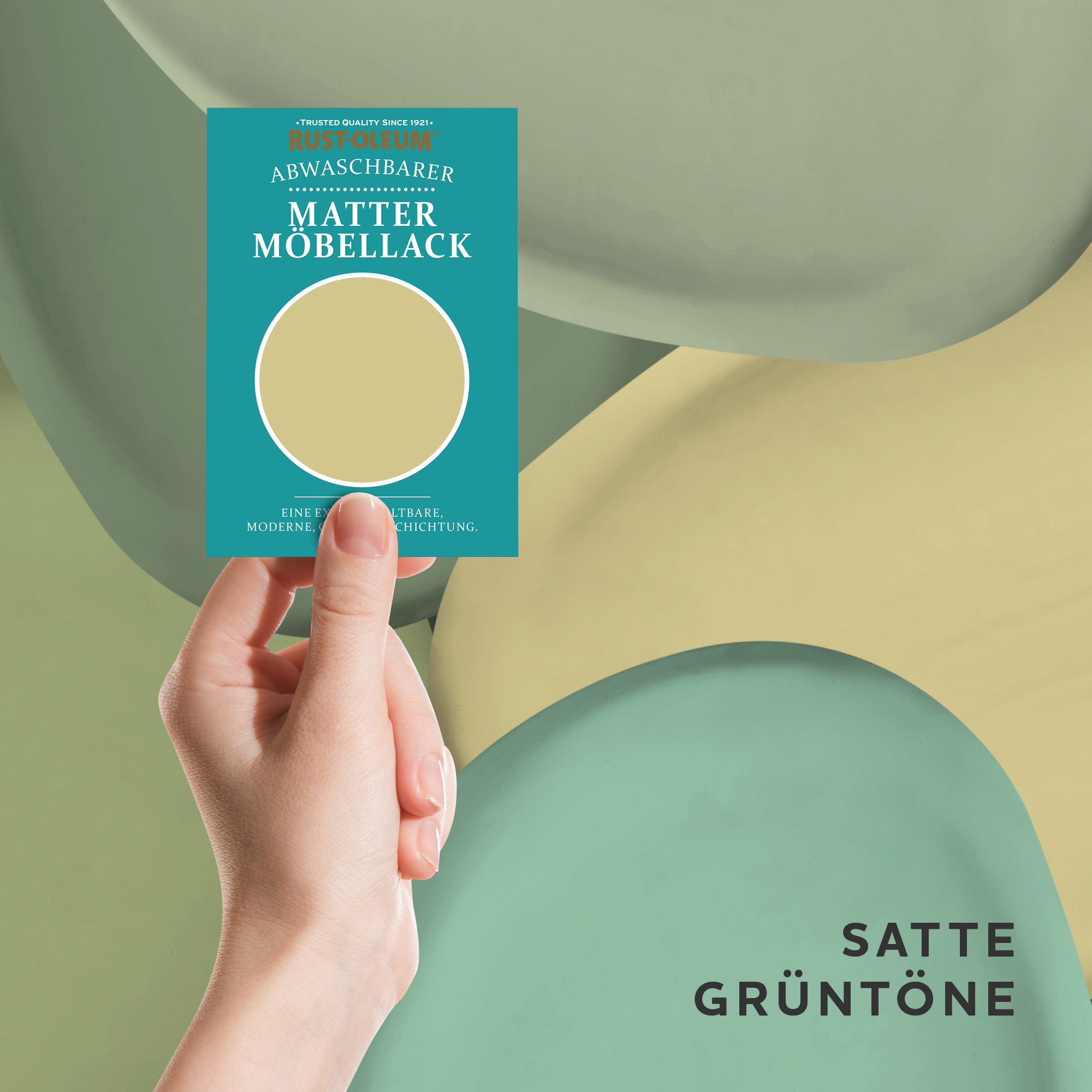 Möbellack Testerbox  -  Satte Grüntöne