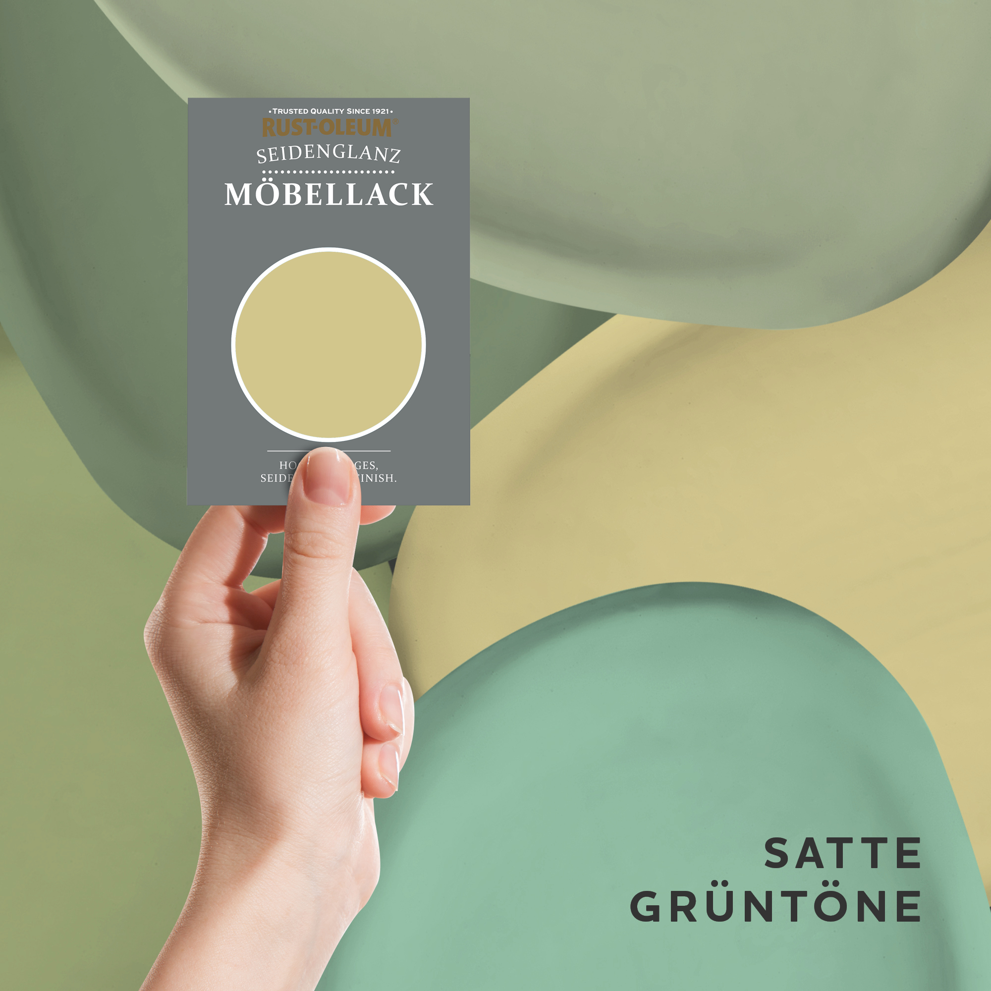 Möbellack Testerbox  -  Satte Grüntöne