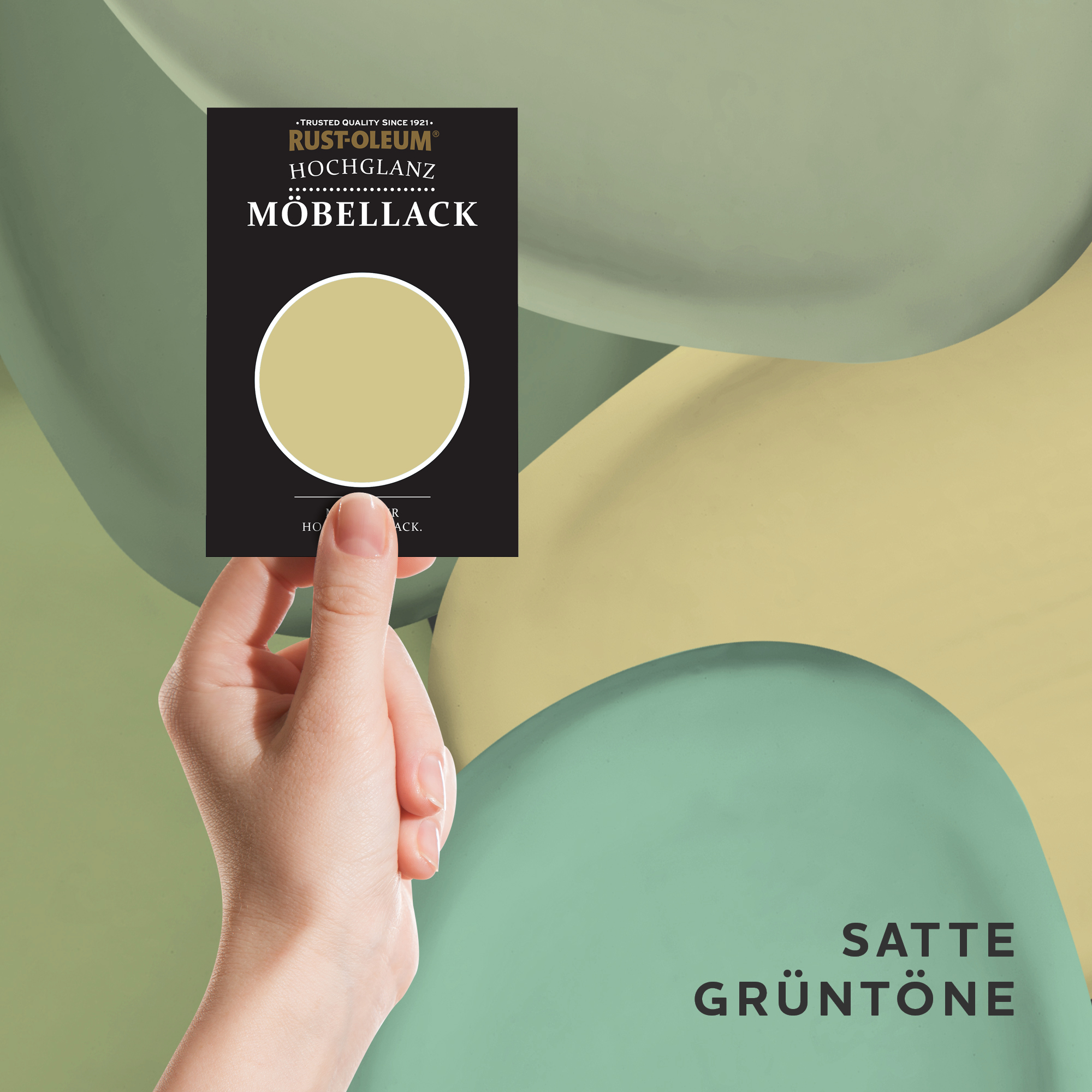 Möbellack Testerbox  -  Satte Grüntöne