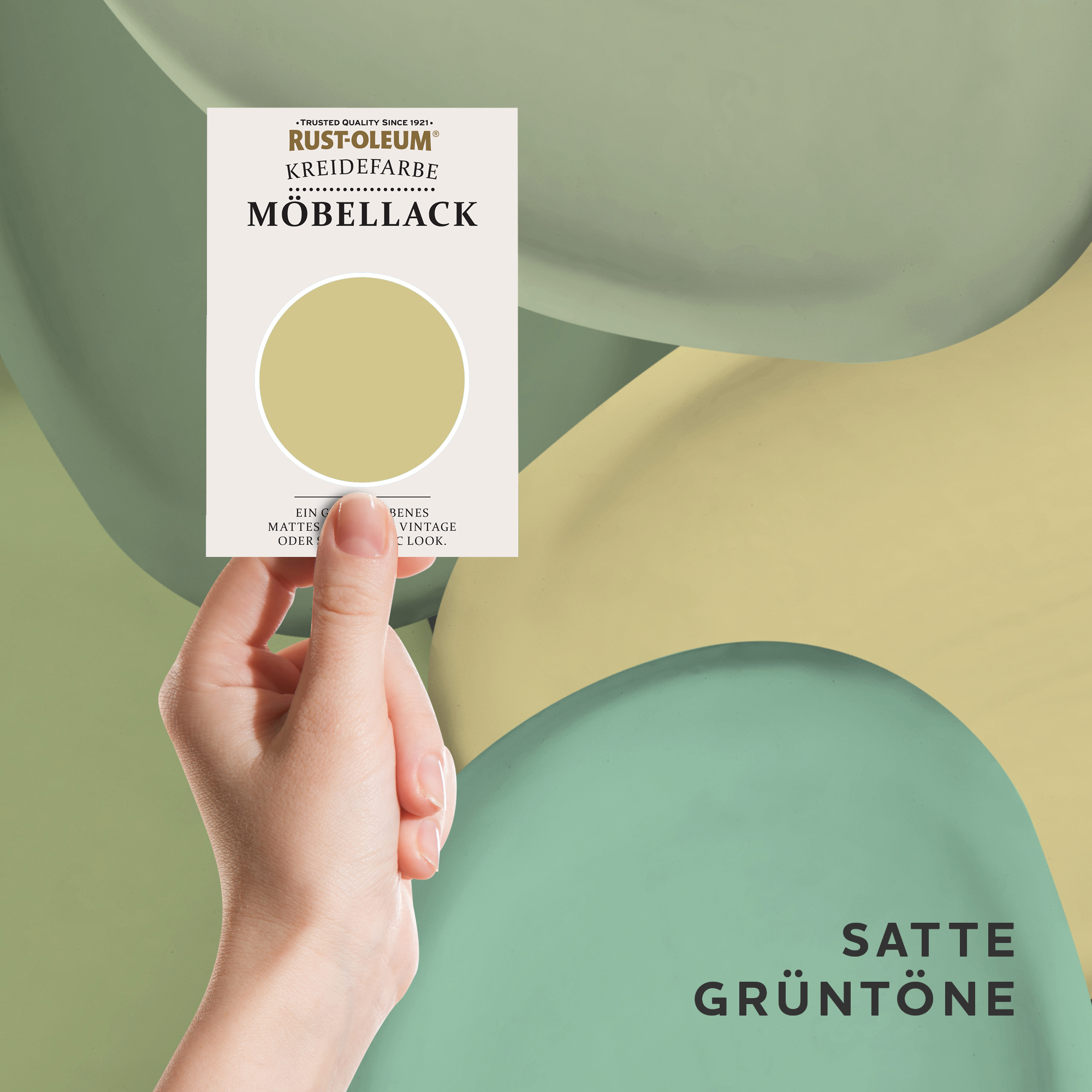 Möbellack Testerbox  -  Satte Grüntöne