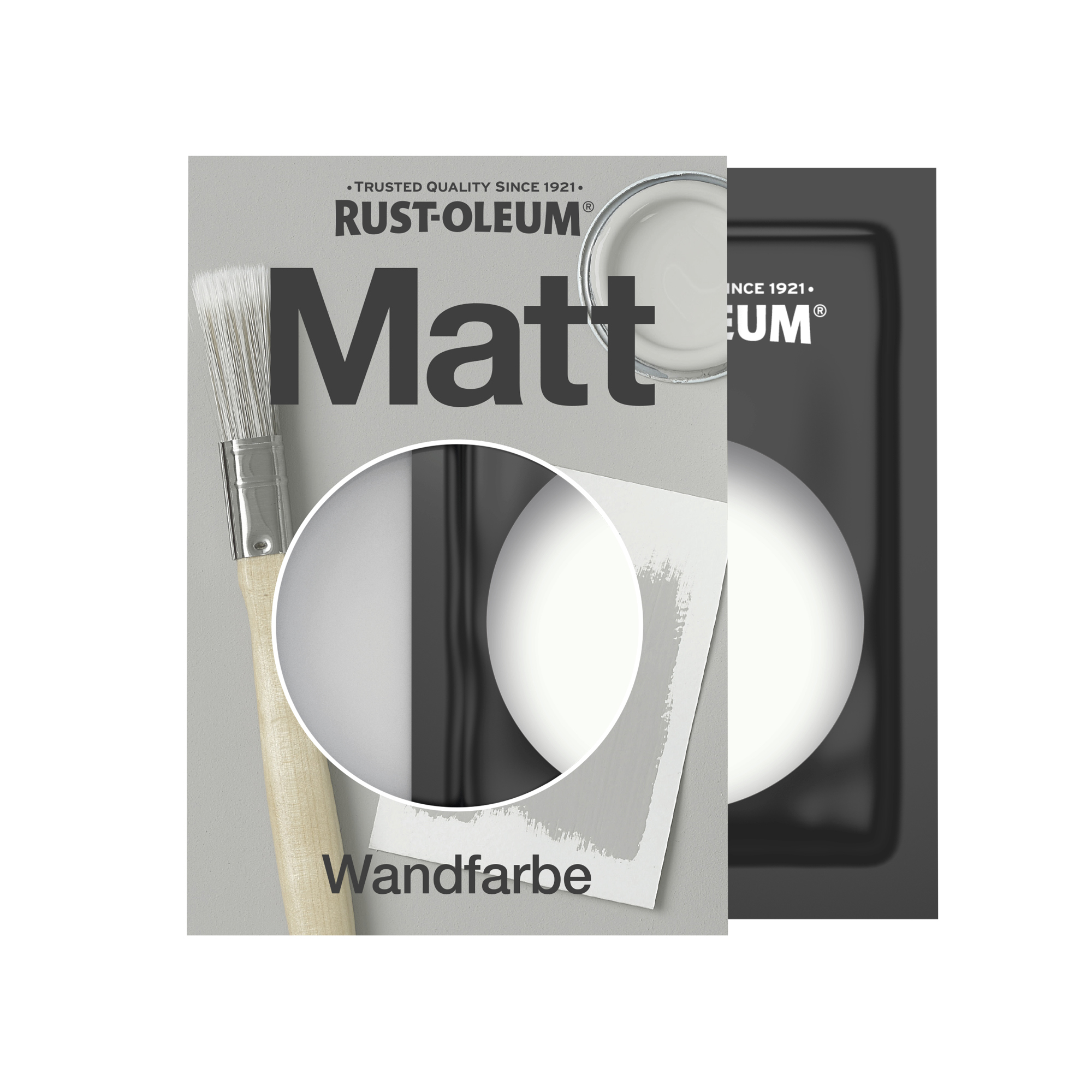 Abwaschbare matte Wandfarbe - Kalkweiß 10ml