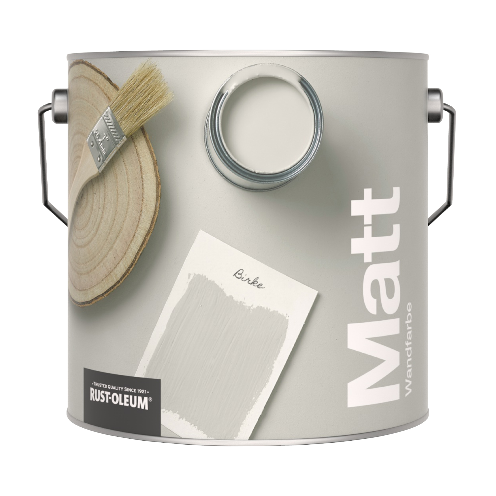 Abwaschbare matte Wandfarbe - Birke 2.5L