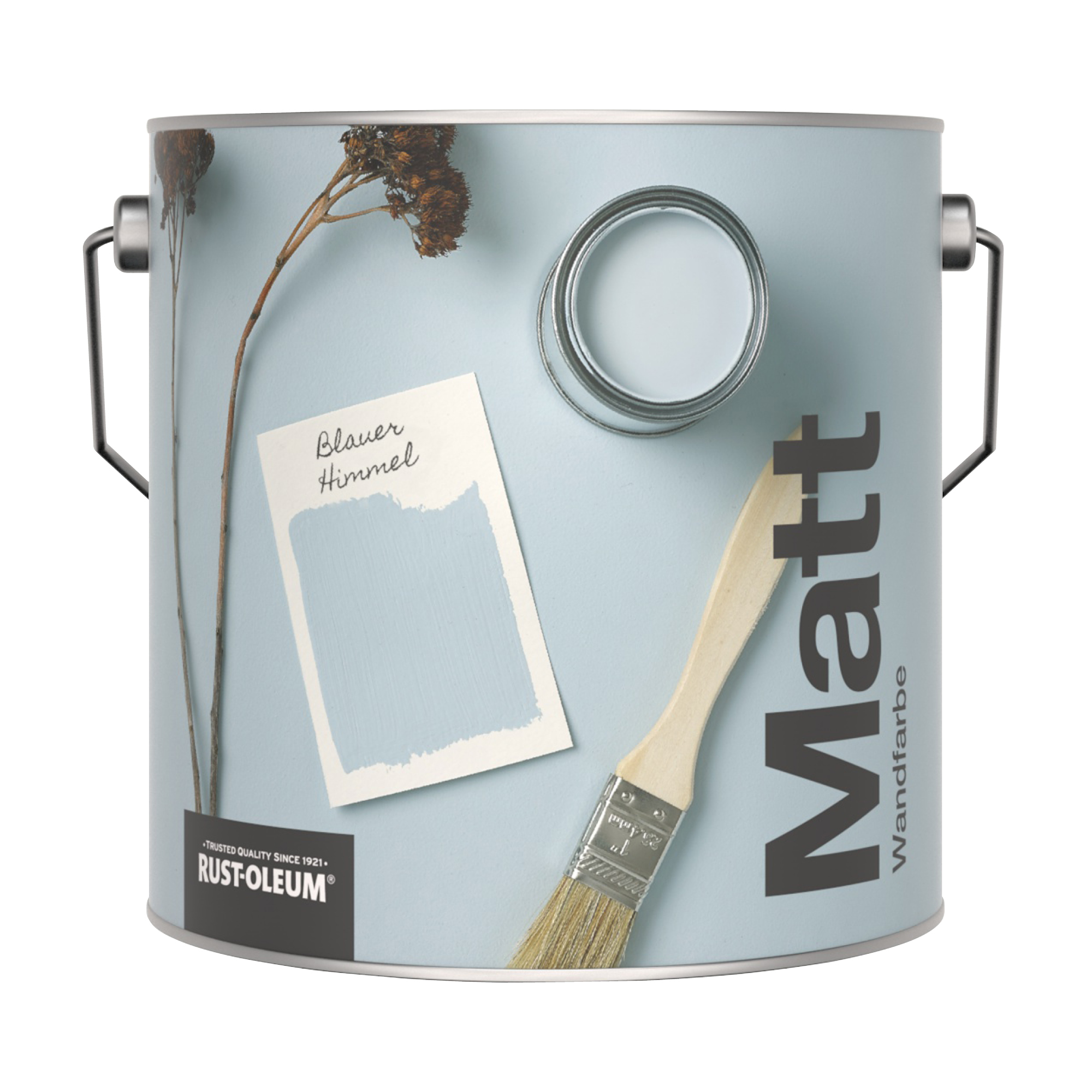 Abwaschbare matte Wandfarbe - Blauer Himmel 2.5L