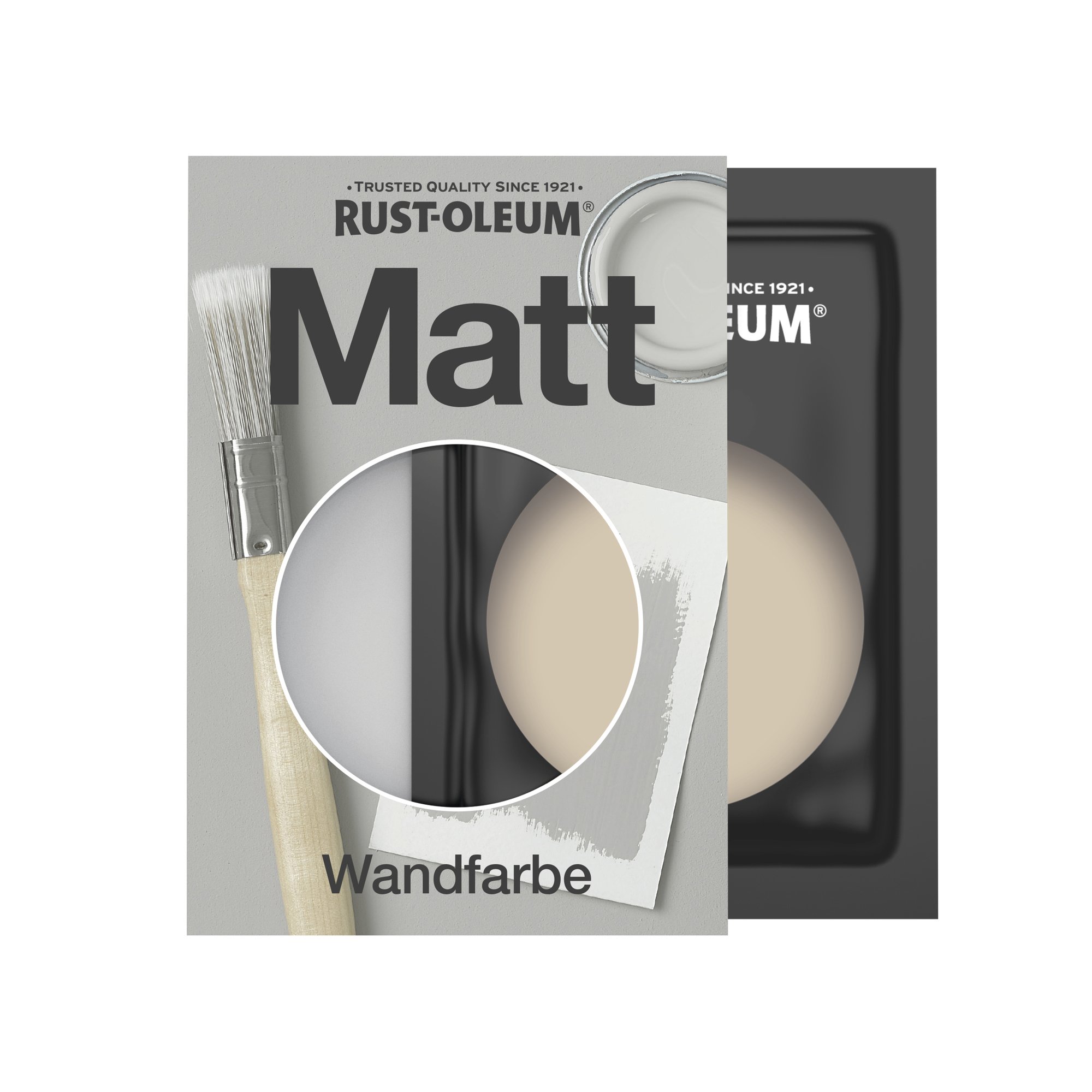 Abwaschbare matte Wandfarbe - Karamell 10ml