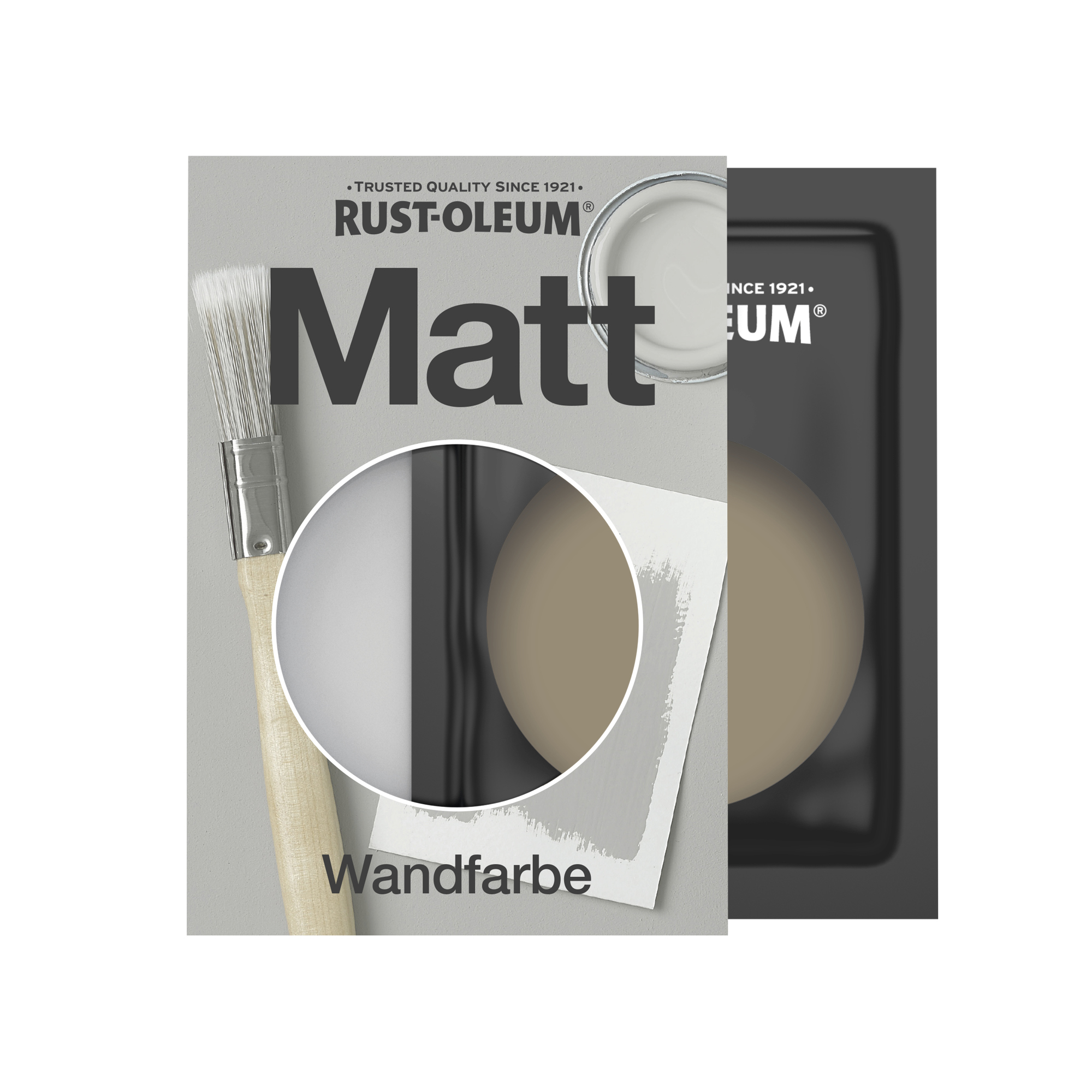 Abwaschbare matte Wandfarbe - Kaffee Deluxe 10ml