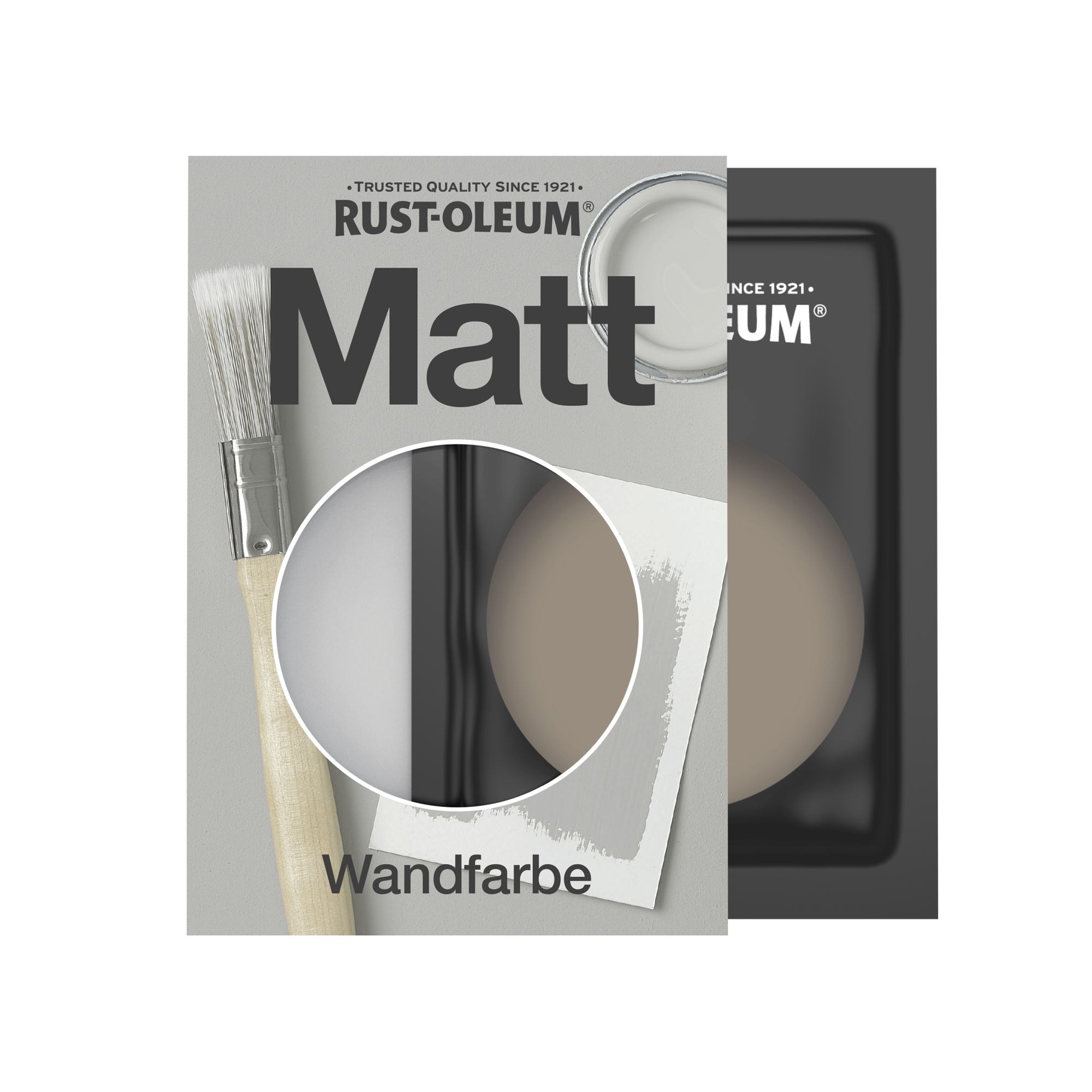 Abwaschbare matte Wandfarbe - Kakao 10ml