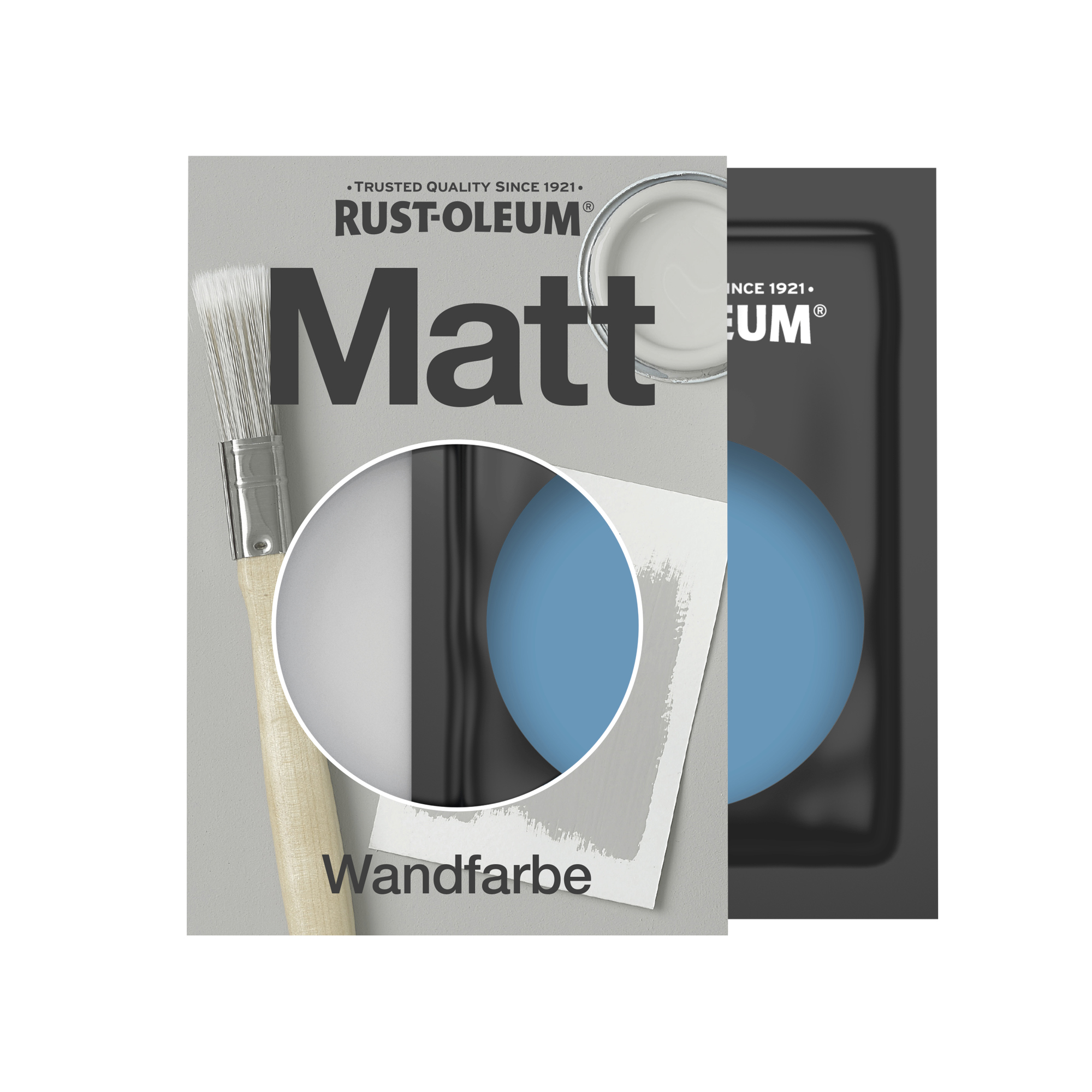 Abwaschbare matte Wandfarbe - Kornblumenblau 10ml
