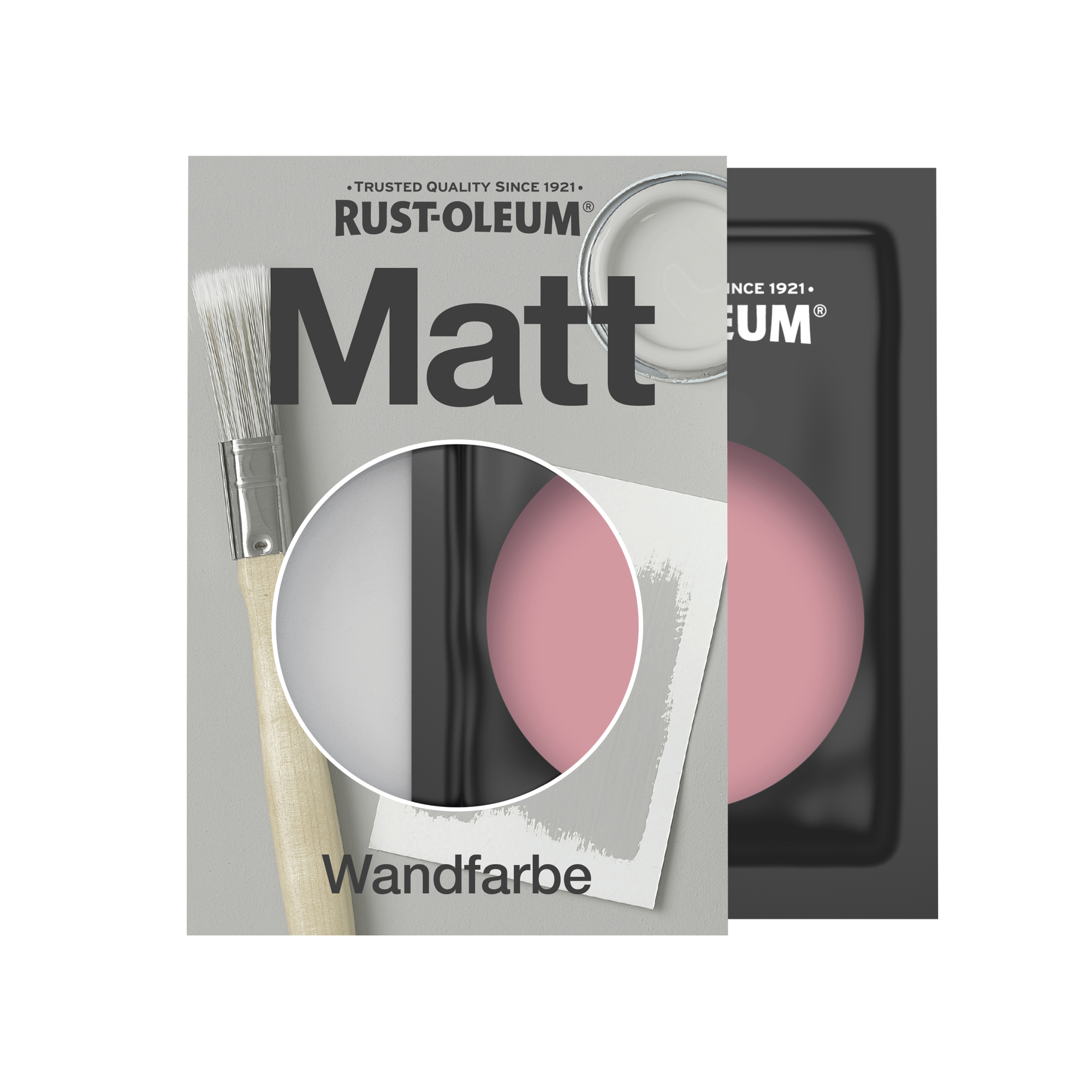 Abwaschbare matte Wandfarbe - Altrosa 10ml