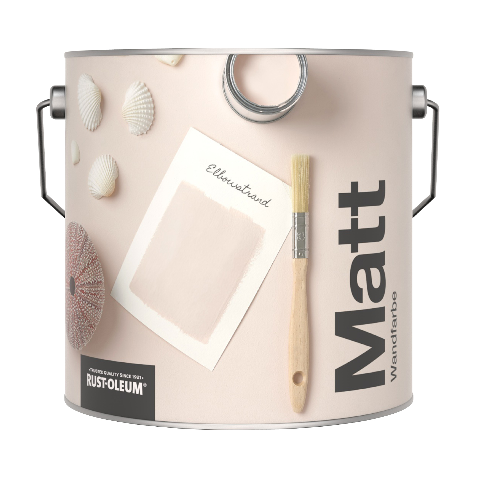 Abwaschbare matte Wandfarbe - Elbowstrand 2.5L