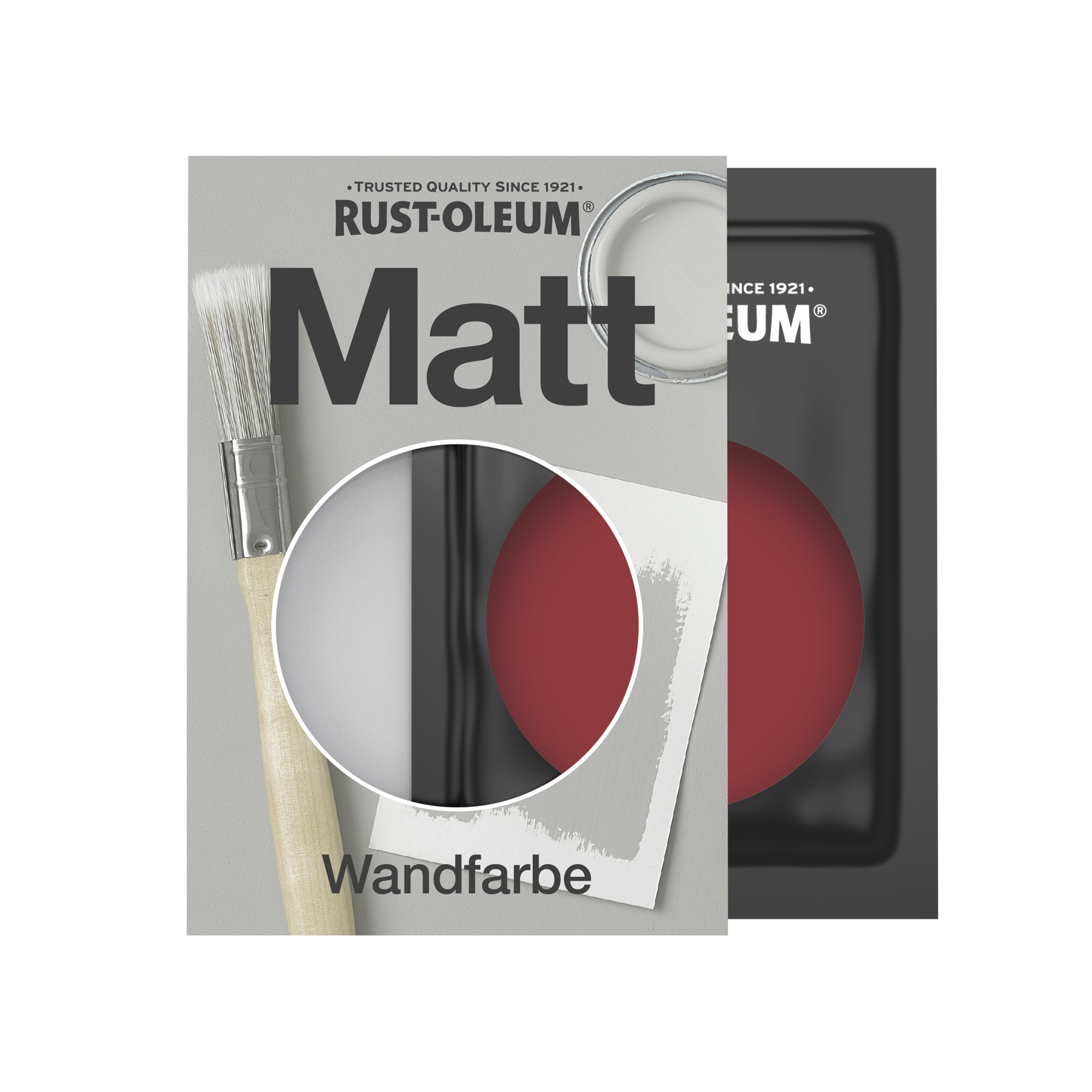 Abwaschbare matte Wandfarbe - Bordeaux 10ml