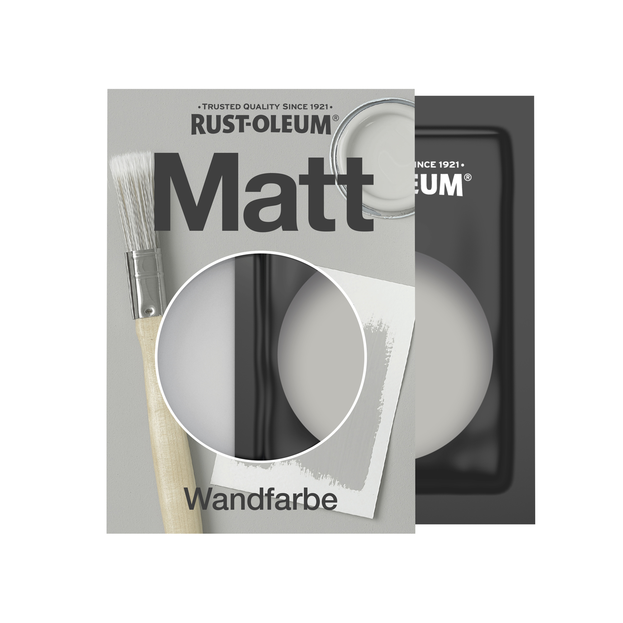 Abwaschbare matte Wandfarbe - Kiesel 10ml