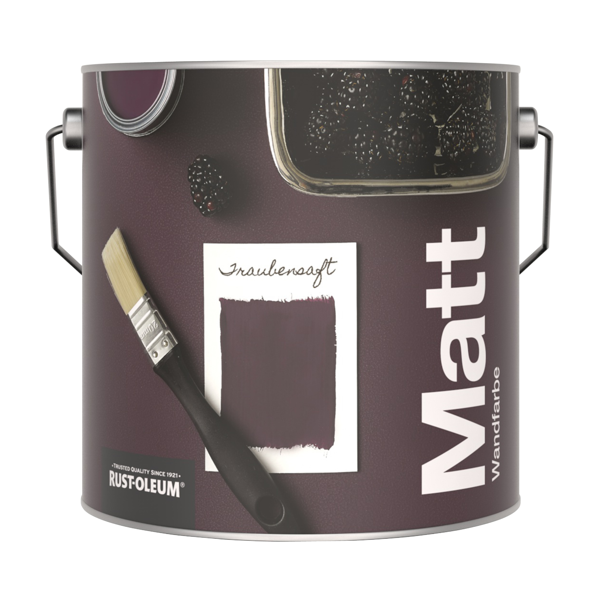 Abwaschbare matte Wandfarbe - Traubensaft 2.5L