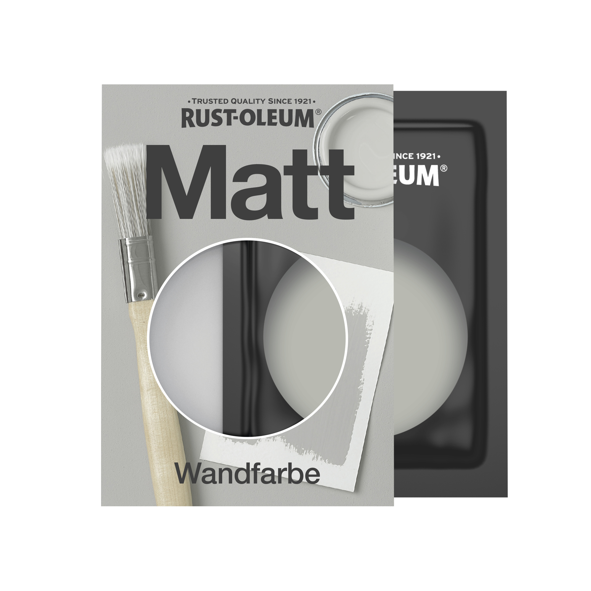 Abwaschbare matte Wandfarbe - Grauer Baum 10ml