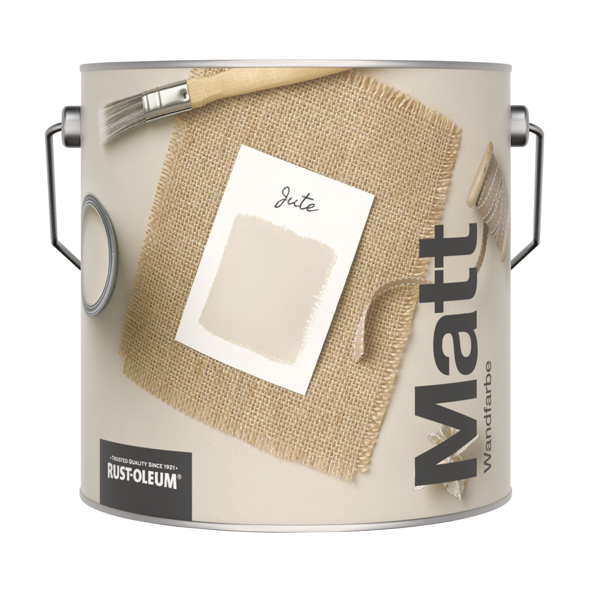 Abwaschbare matte Wandfarbe - Jute 2.5L
