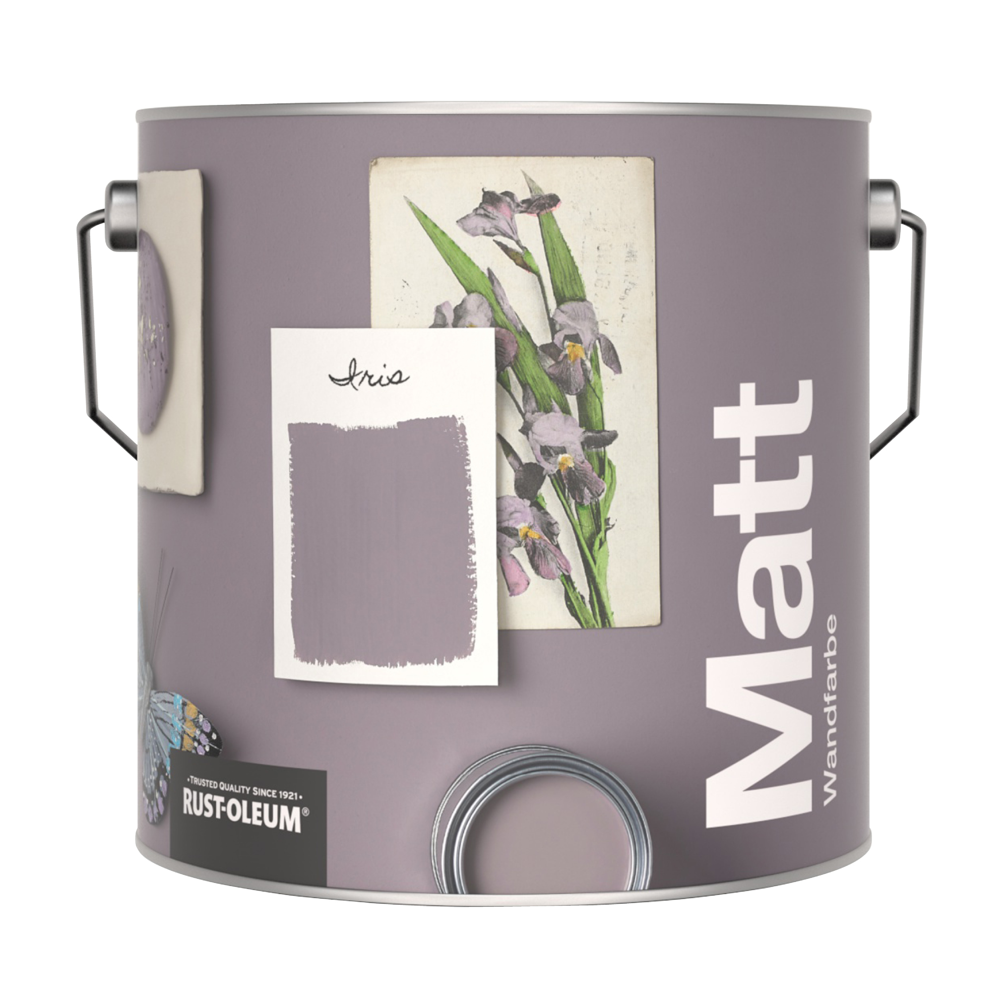 Abwaschbare matte Wandfarbe - Iris 2.5L