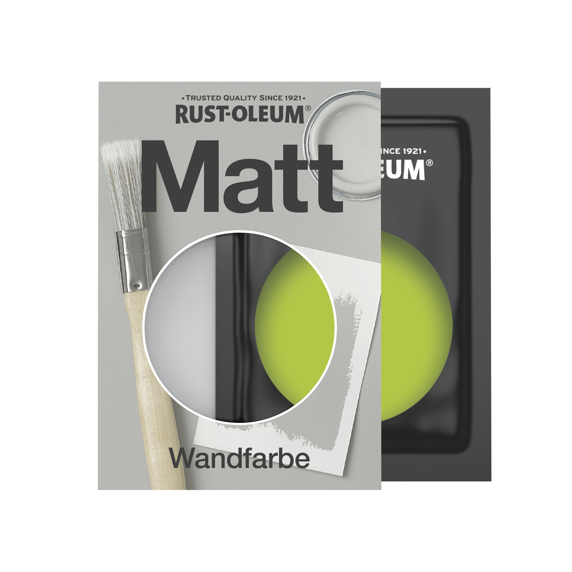 Abwaschbare matte Wandfarbe - Limette 10ml
