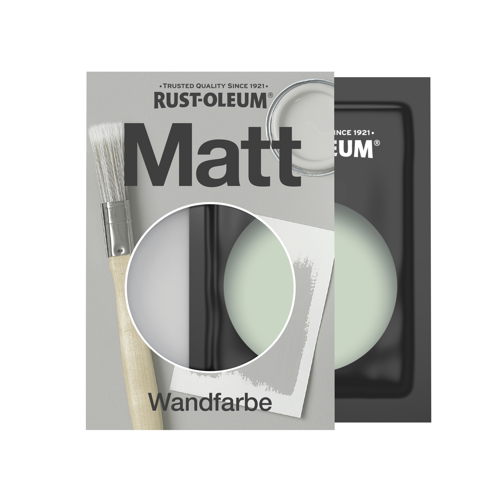 Abwaschbare matte Wandfarbe - Lorbeer Grün 10ml