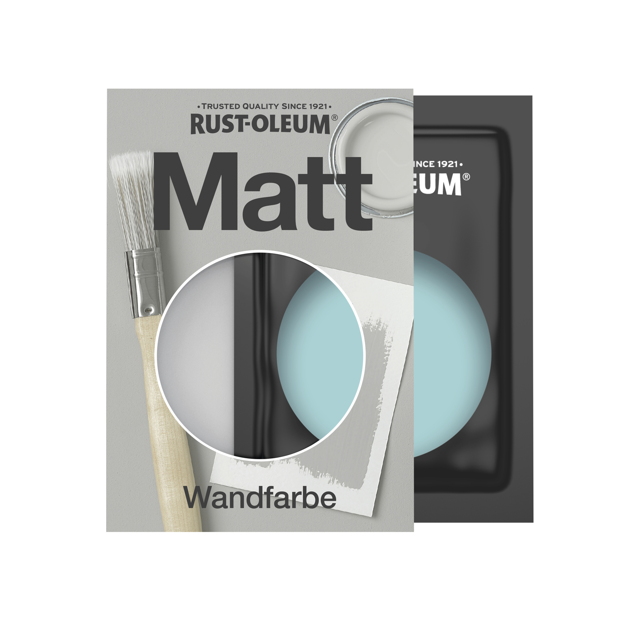 Abwaschbare matte Wandfarbe - Inselblau 10ml