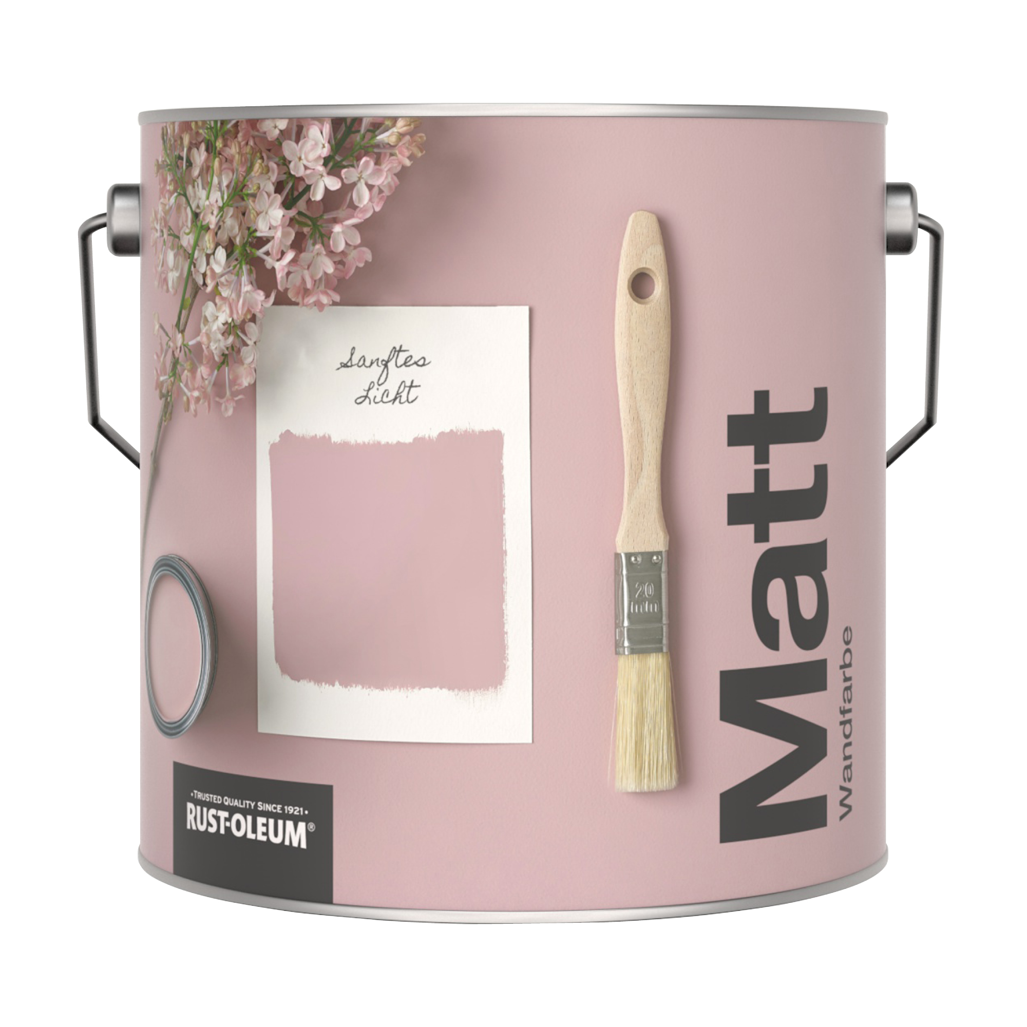 Abwaschbare matte Wandfarbe - Sanftes Licht 2.5L