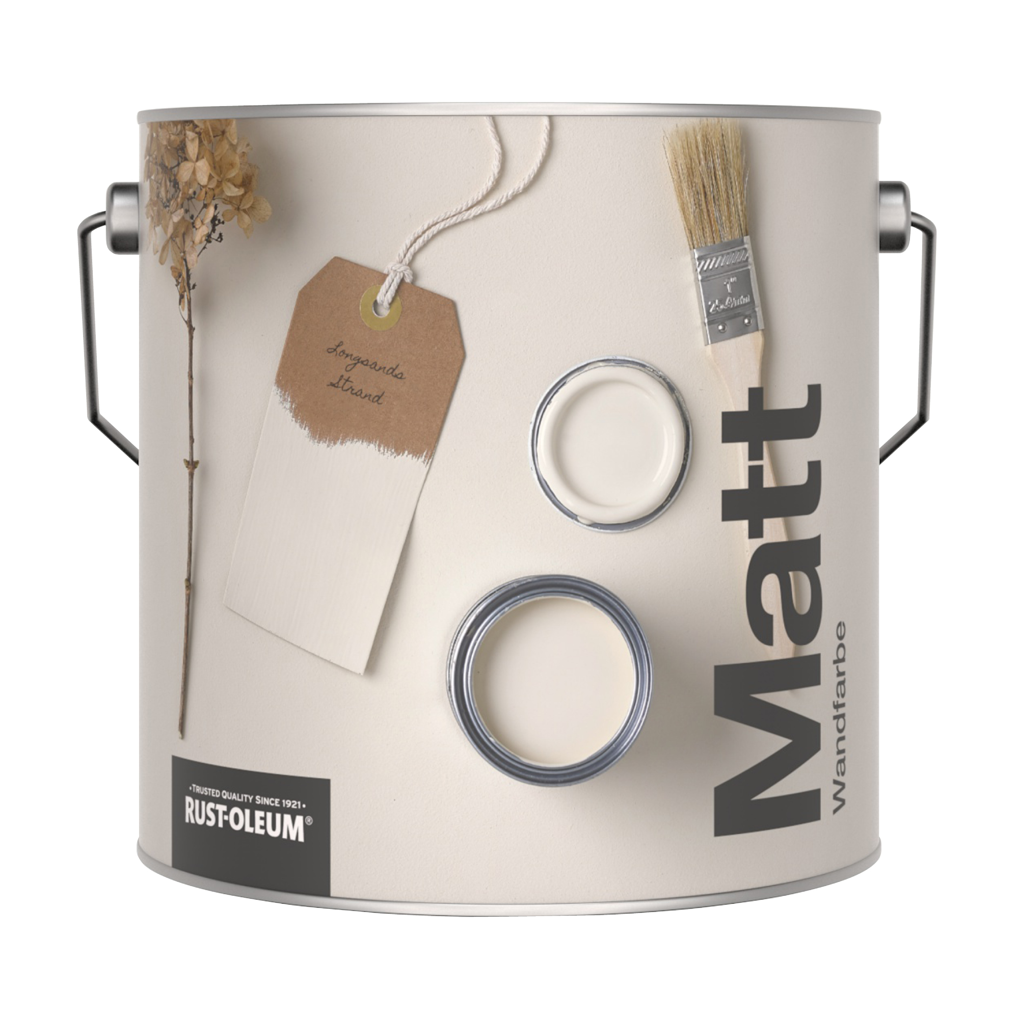 Abwaschbare matte Wandfarbe - Longsands Strand 2.5L