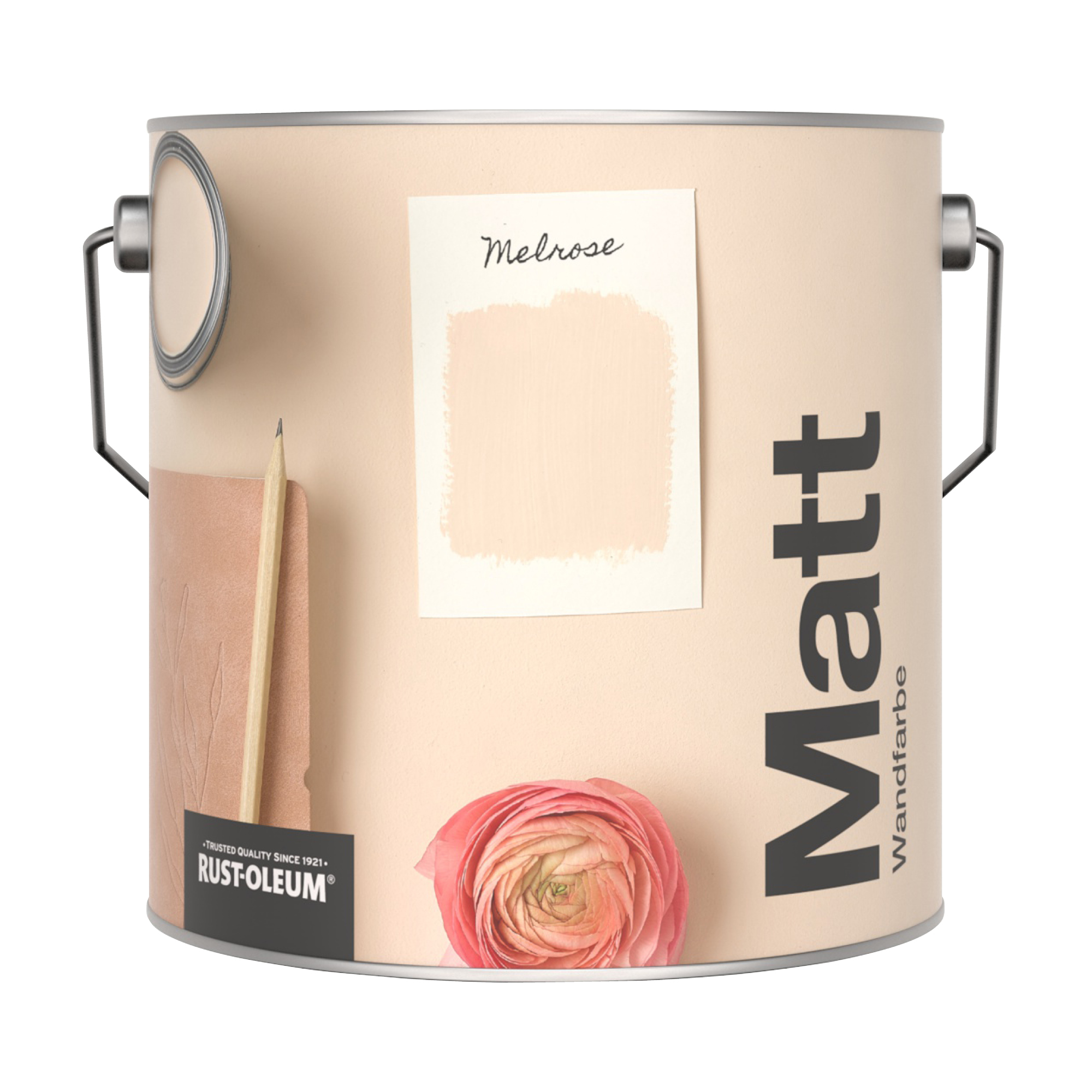 Abwaschbare matte Wandfarbe - Melrose 2.5L