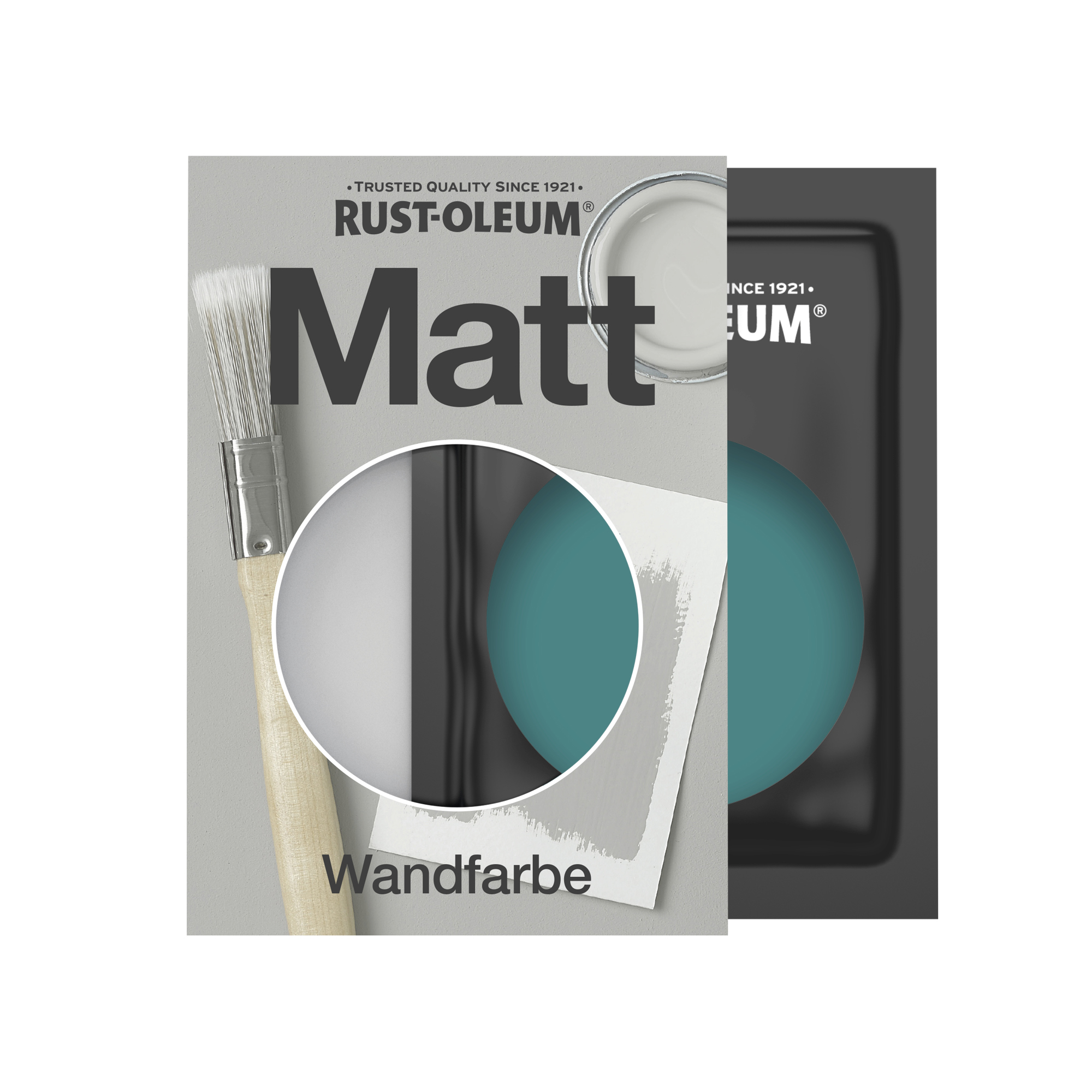 Abwaschbare matte Wandfarbe - Pfauenfeder 10ml