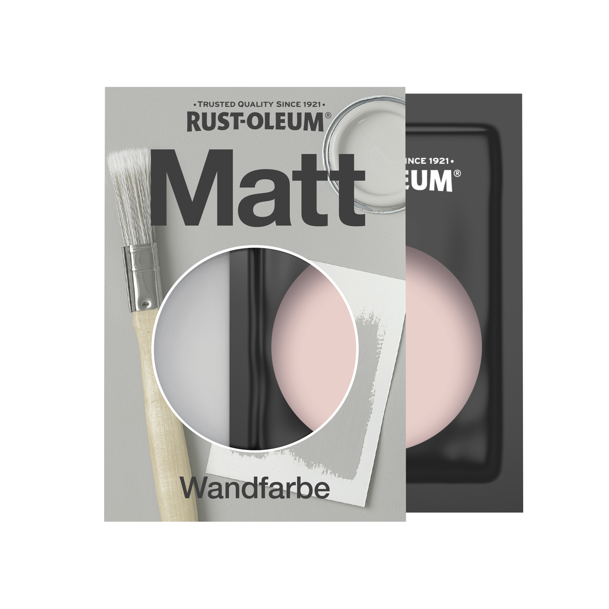 Abwaschbare matte Wandfarbe - Rosa Sekt 10ml