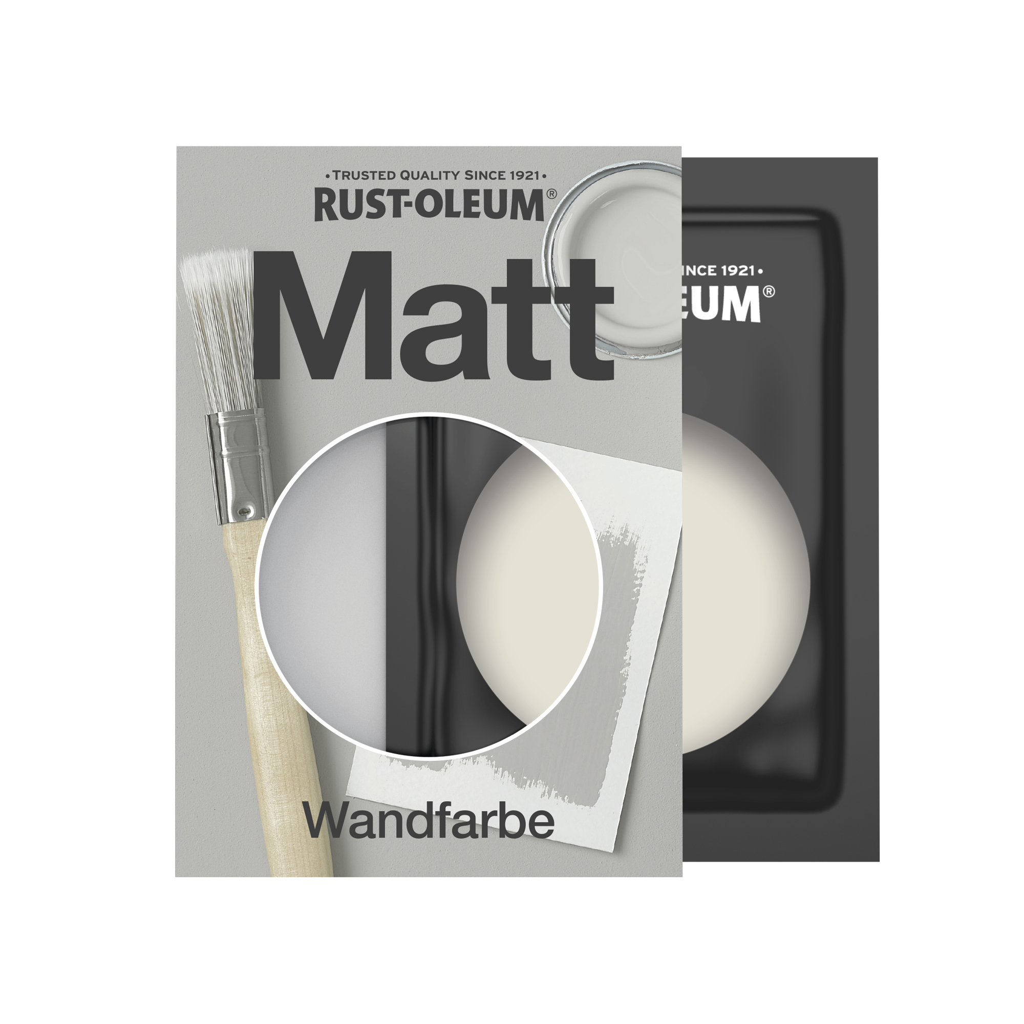 Abwaschbare matte Wandfarbe - Portlandstein 10ml