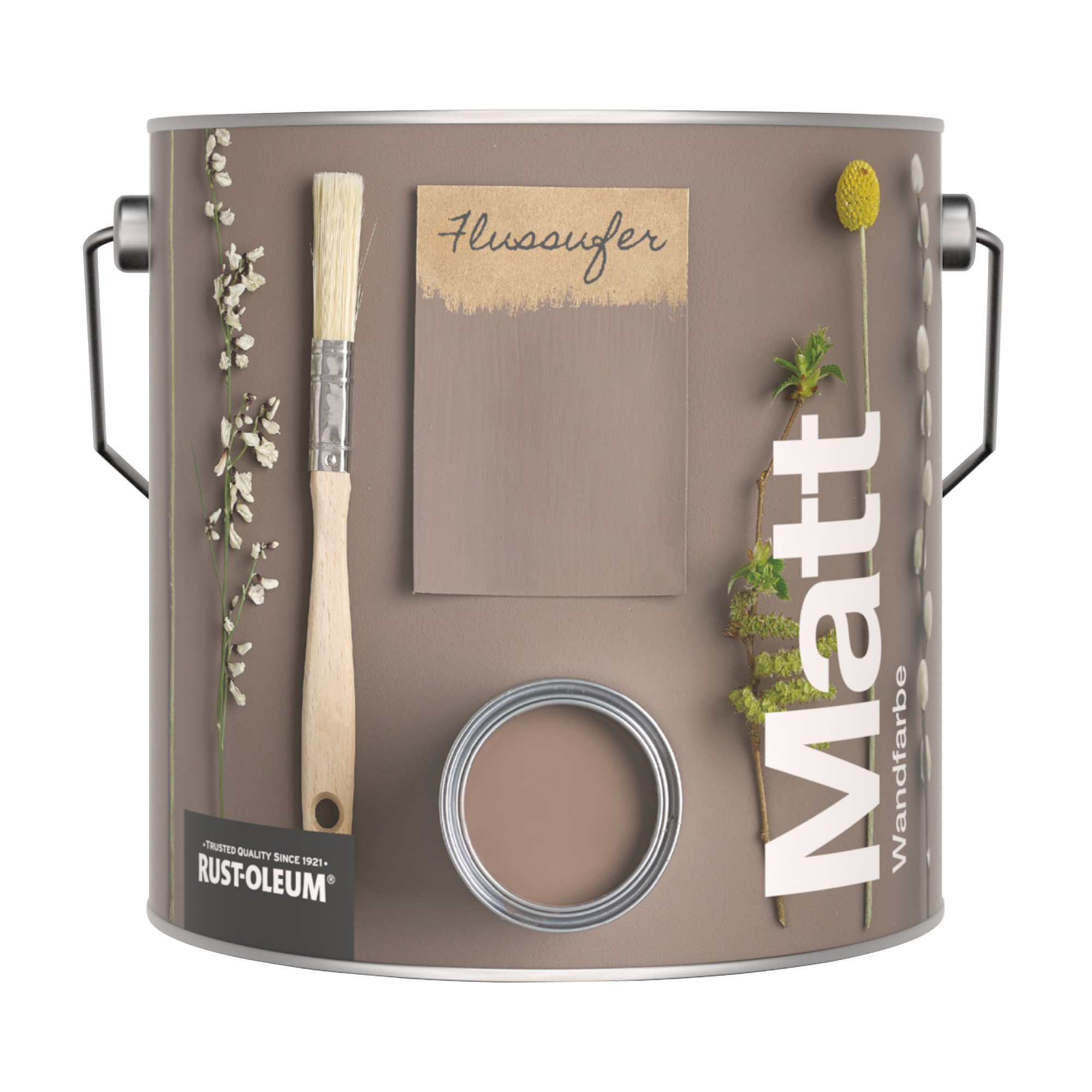 Abwaschbare matte Wandfarbe - Flussufer 2.5L