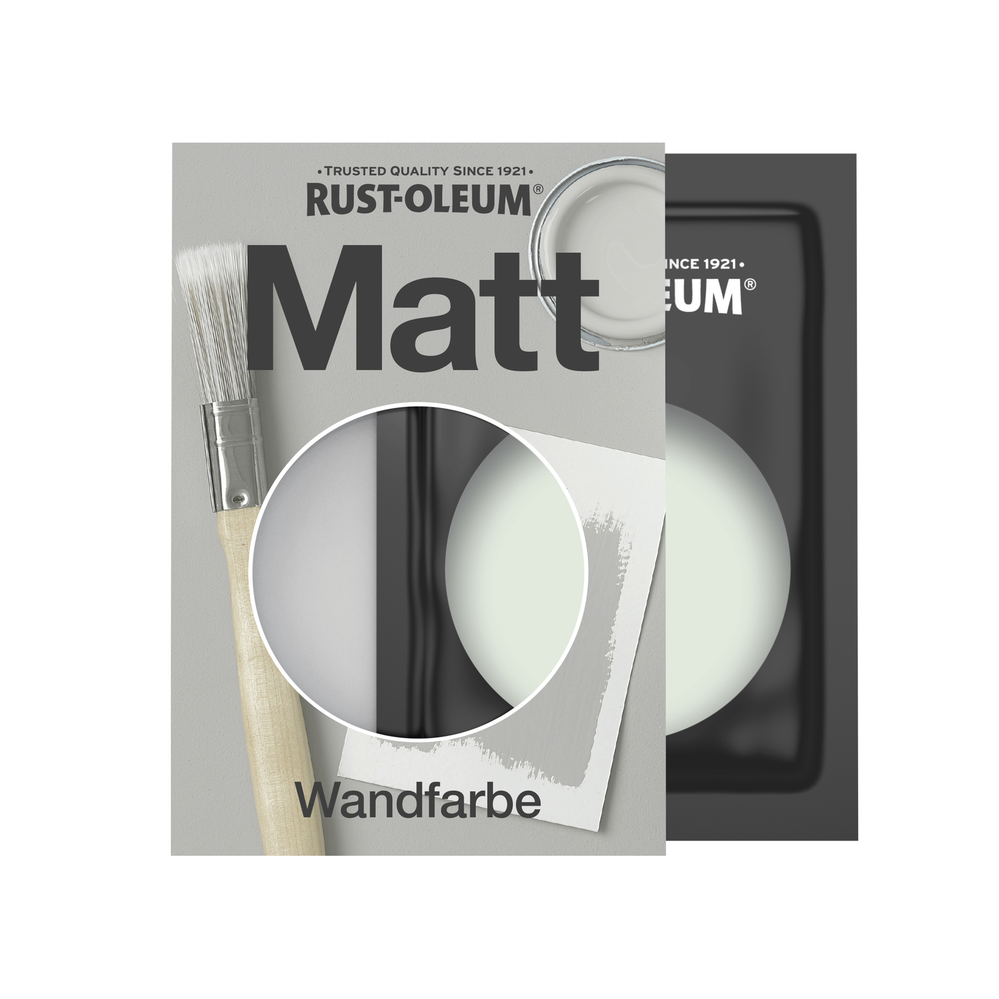 Abwaschbare matte Wandfarbe - Salbei-Nebel 10ml